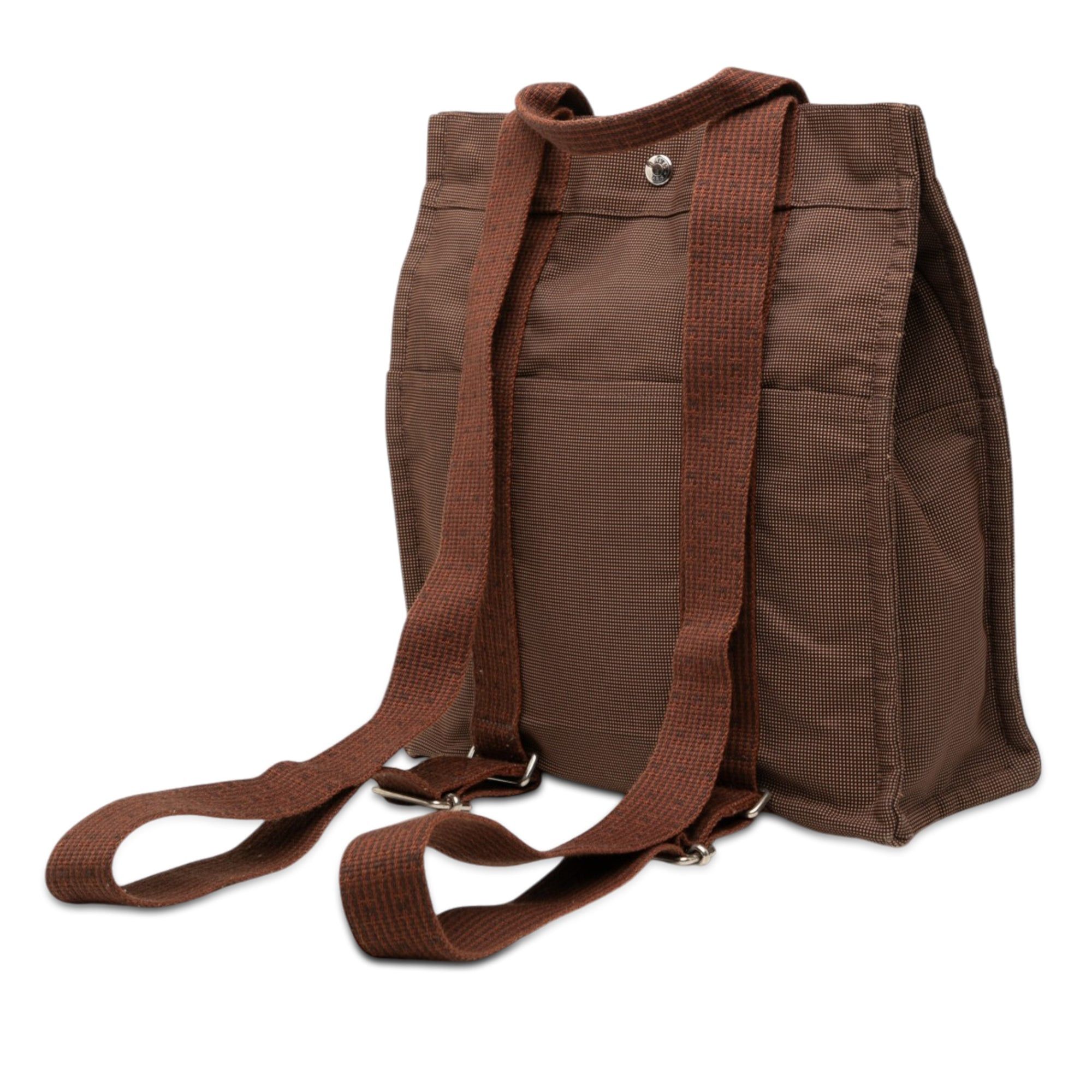Hermes Canvas Herline Backpack MM Size ONE SIZE - 2 Thumbnail