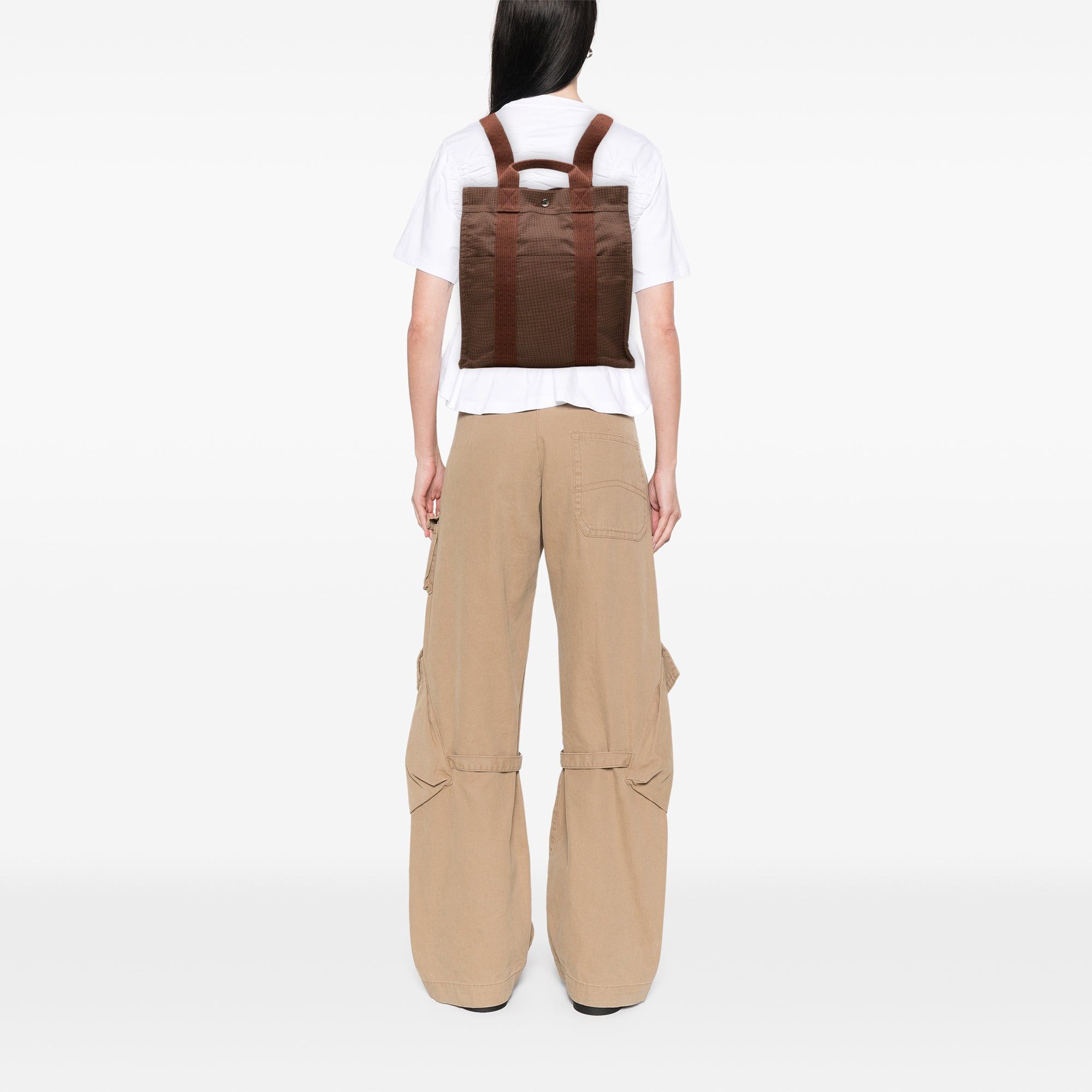 Hermes Canvas Herline Backpack MM Size ONE SIZE - 6 Thumbnail