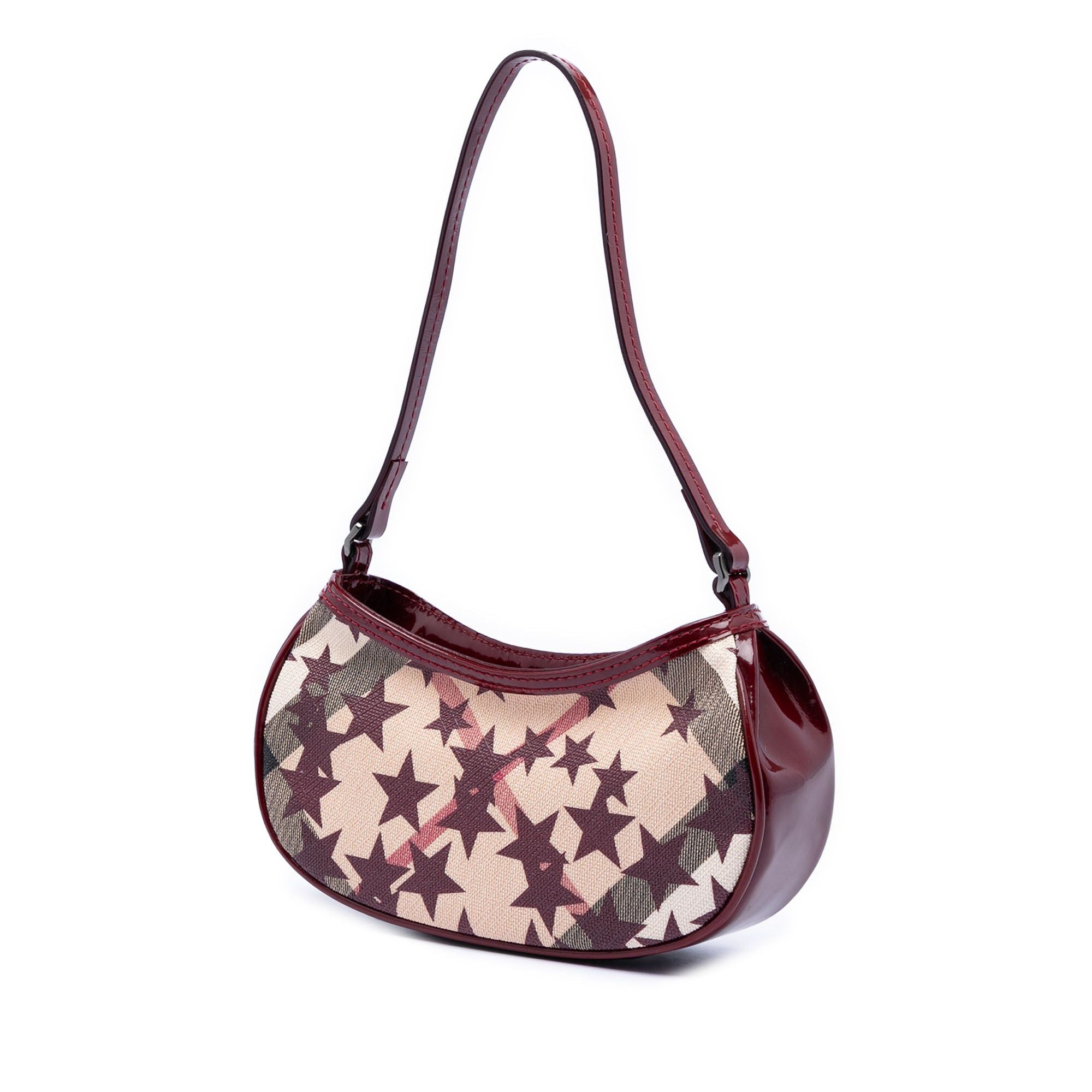 Burberry Mini Supernova Check Coated Canvas Stars Hobo Size ONE SIZE - 2 Thumbnail
