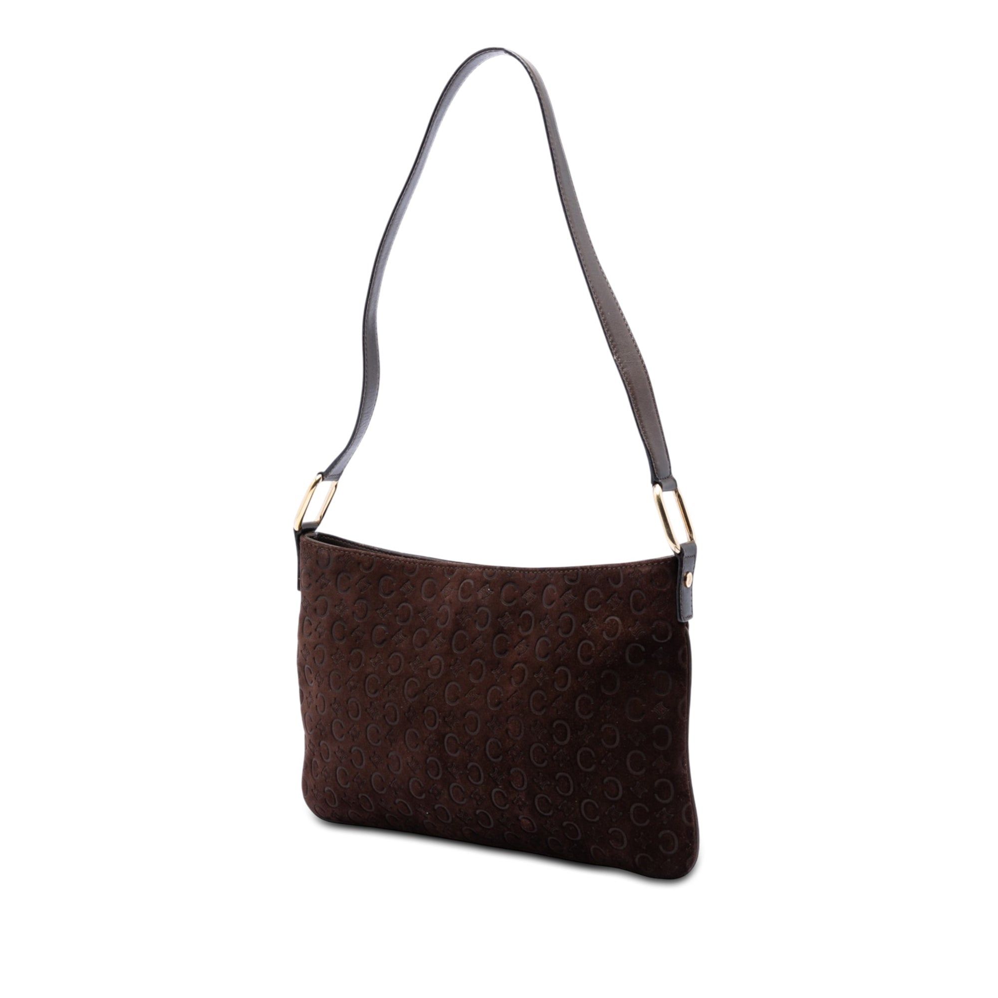 Celine C Macadam Suede Shoulder Bag Size ONE SIZE - 2 Thumbnail