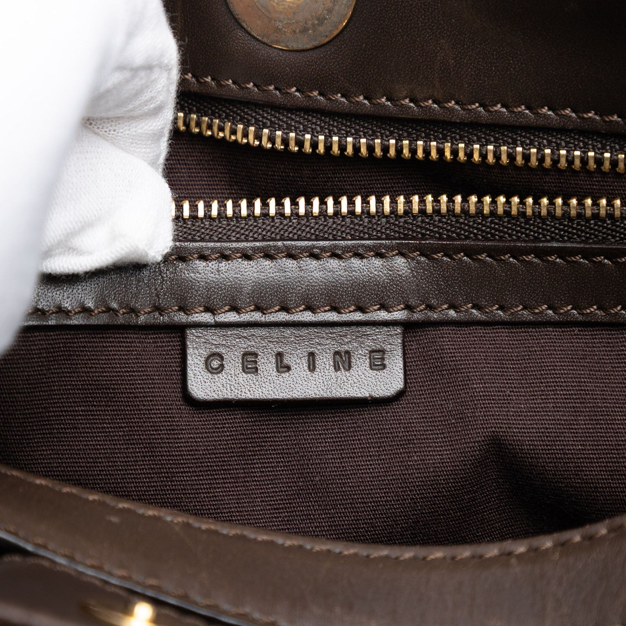 Celine C Macadam Suede Shoulder Bag Size ONE SIZE - 5 Thumbnail