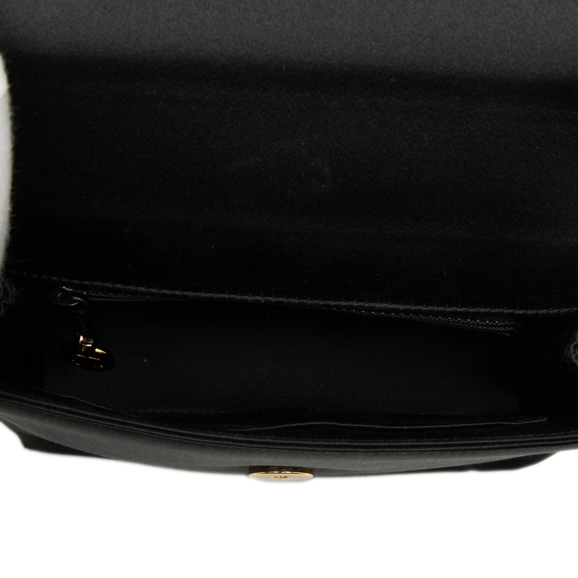 Chanel Mini Satin Beaded Flap Crossbody Size ONE SIZE - 4 Thumbnail