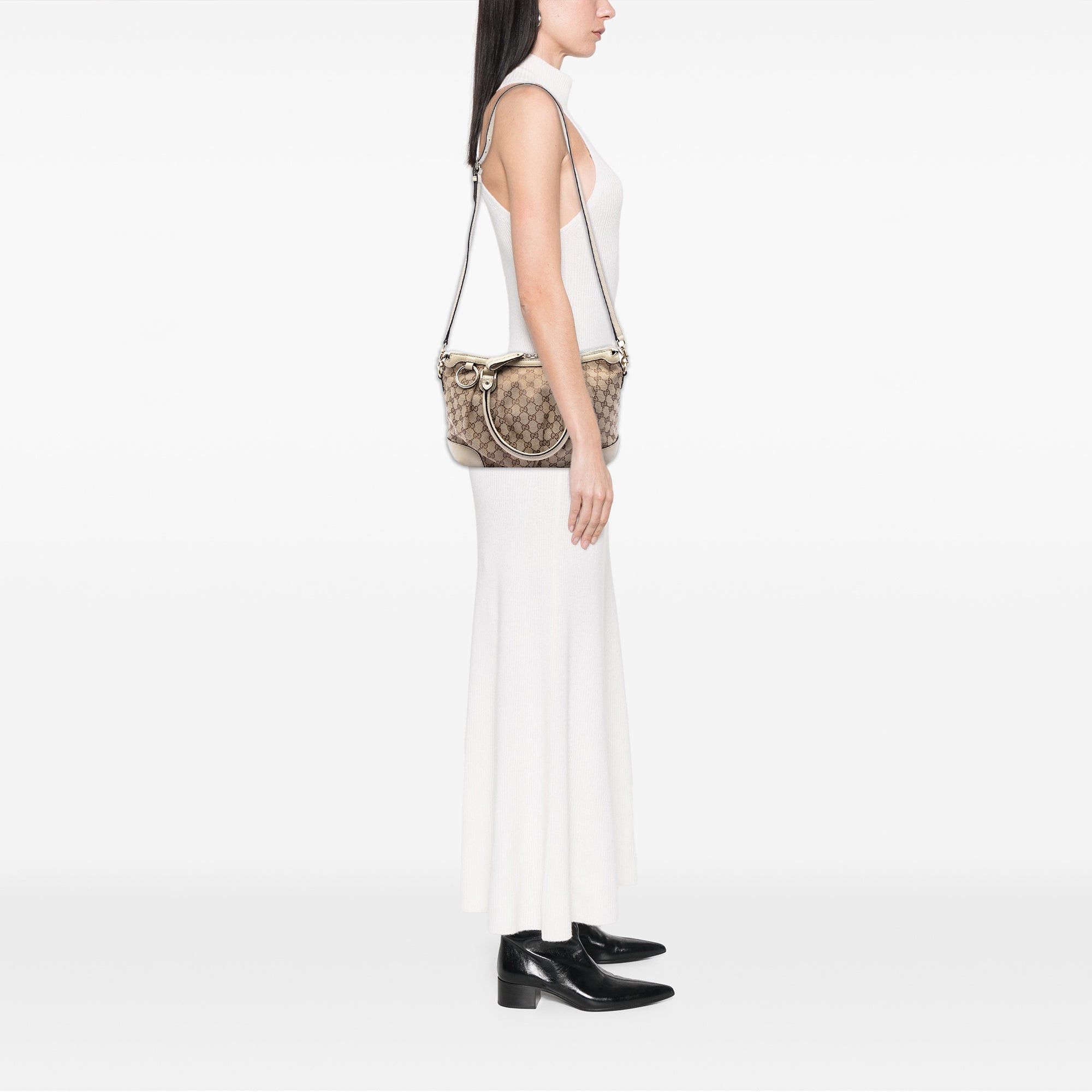 Gucci GG Canvas Sukey Satchel Size ONE SIZE - 7 Thumbnail