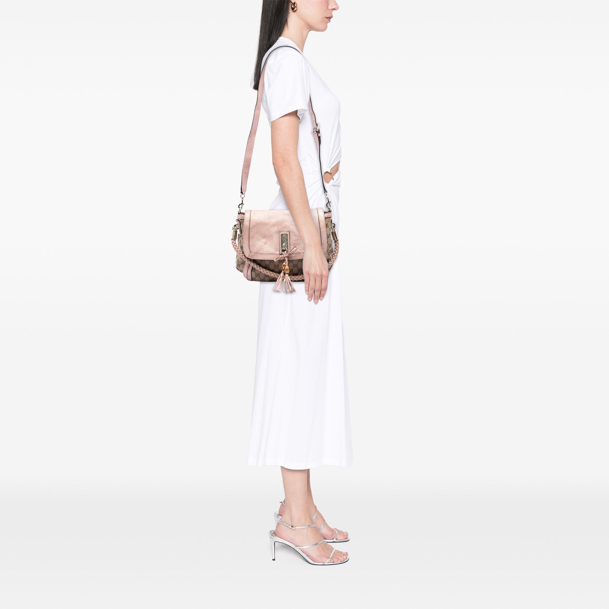 Gucci GG Canvas Bella Flap Satchel Size ONE SIZE - 7 Thumbnail