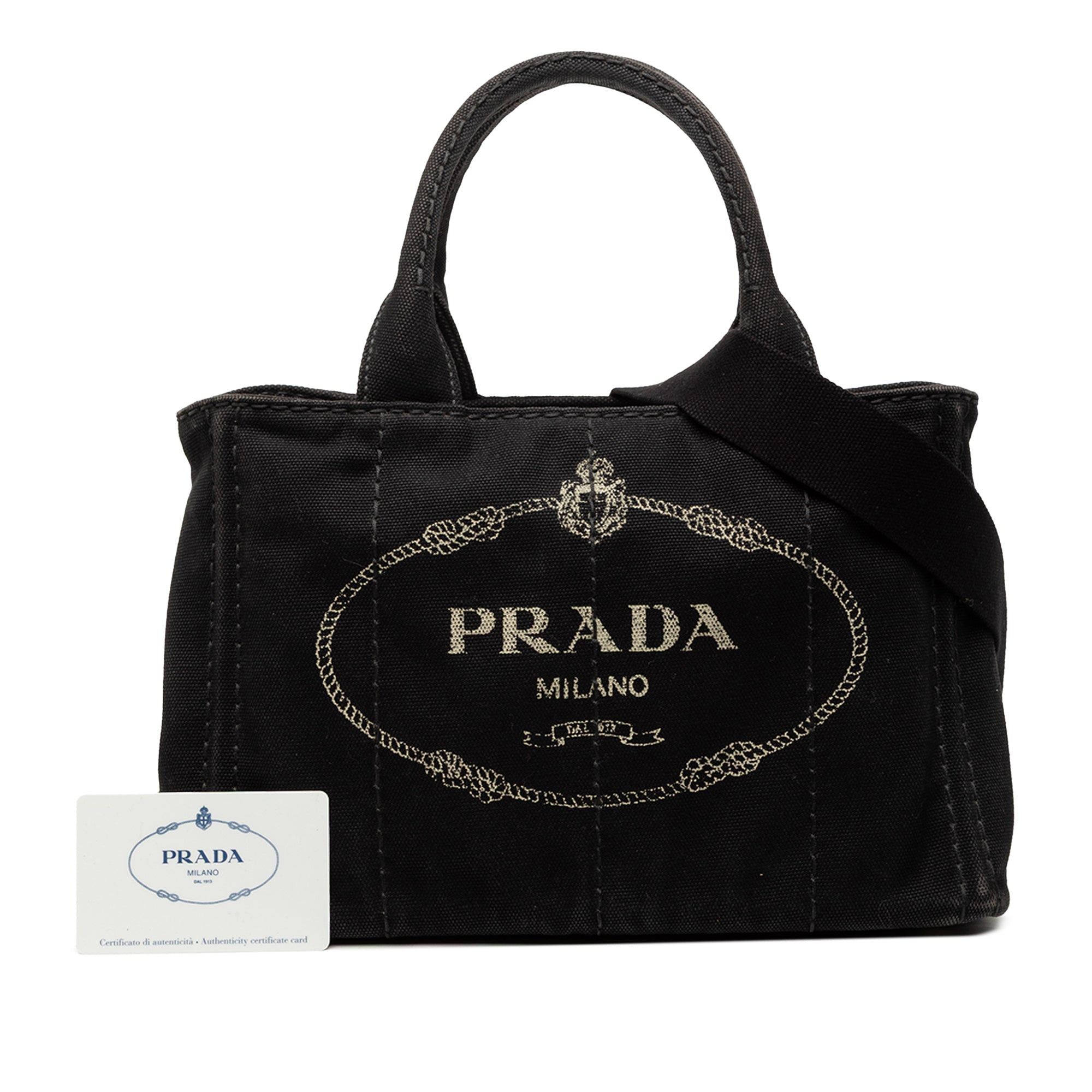 Prada Small Canvas Canapa Logo Satchel Size ONE SIZE - 7 Thumbnail