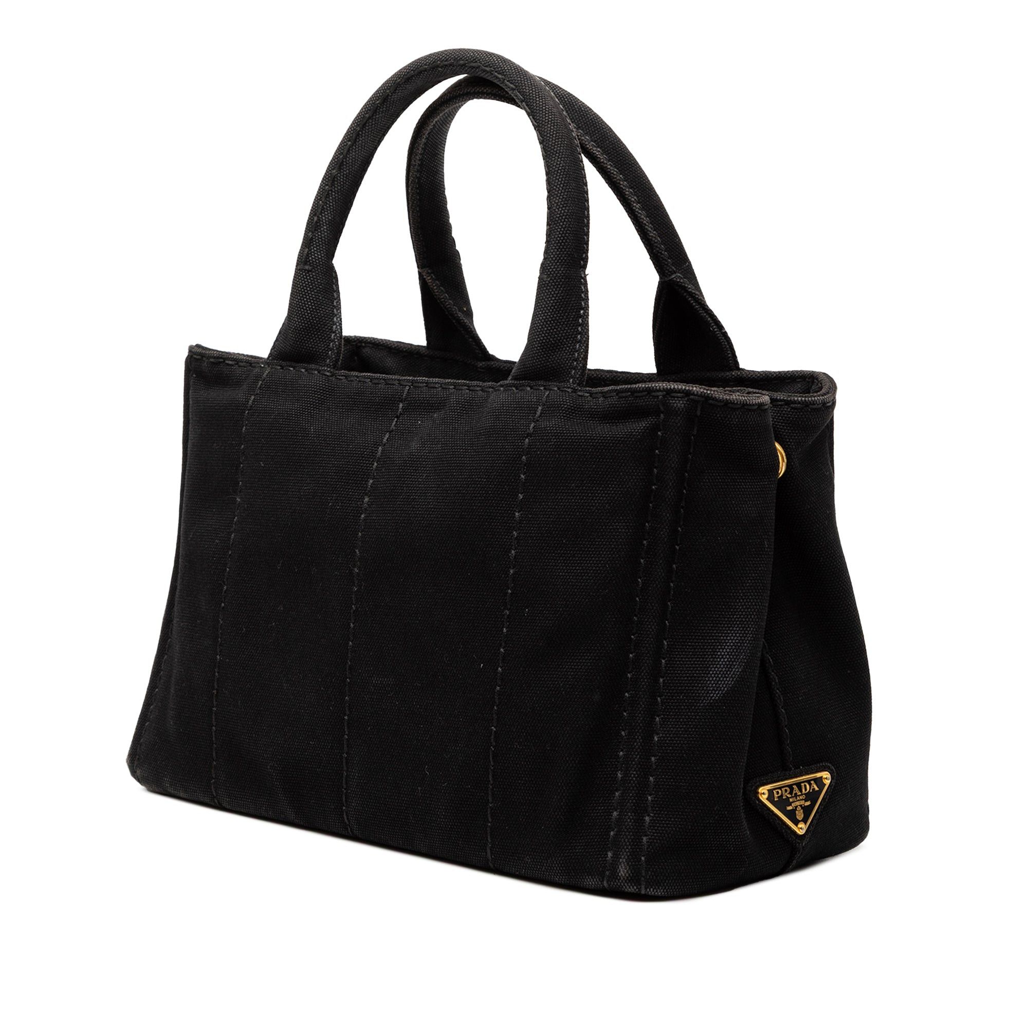 Prada Small Canvas Canapa Logo Satchel Size ONE SIZE - 2 Thumbnail