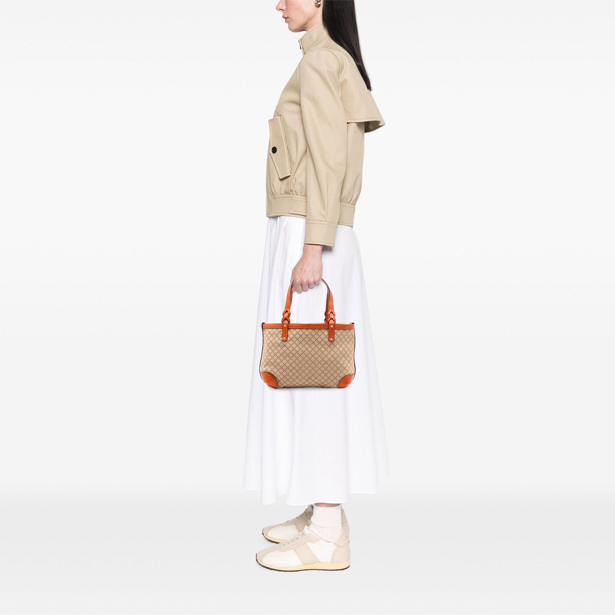 Gucci Small Diamante Canvas Craft Tote Size ONE SIZE - 7 Thumbnail