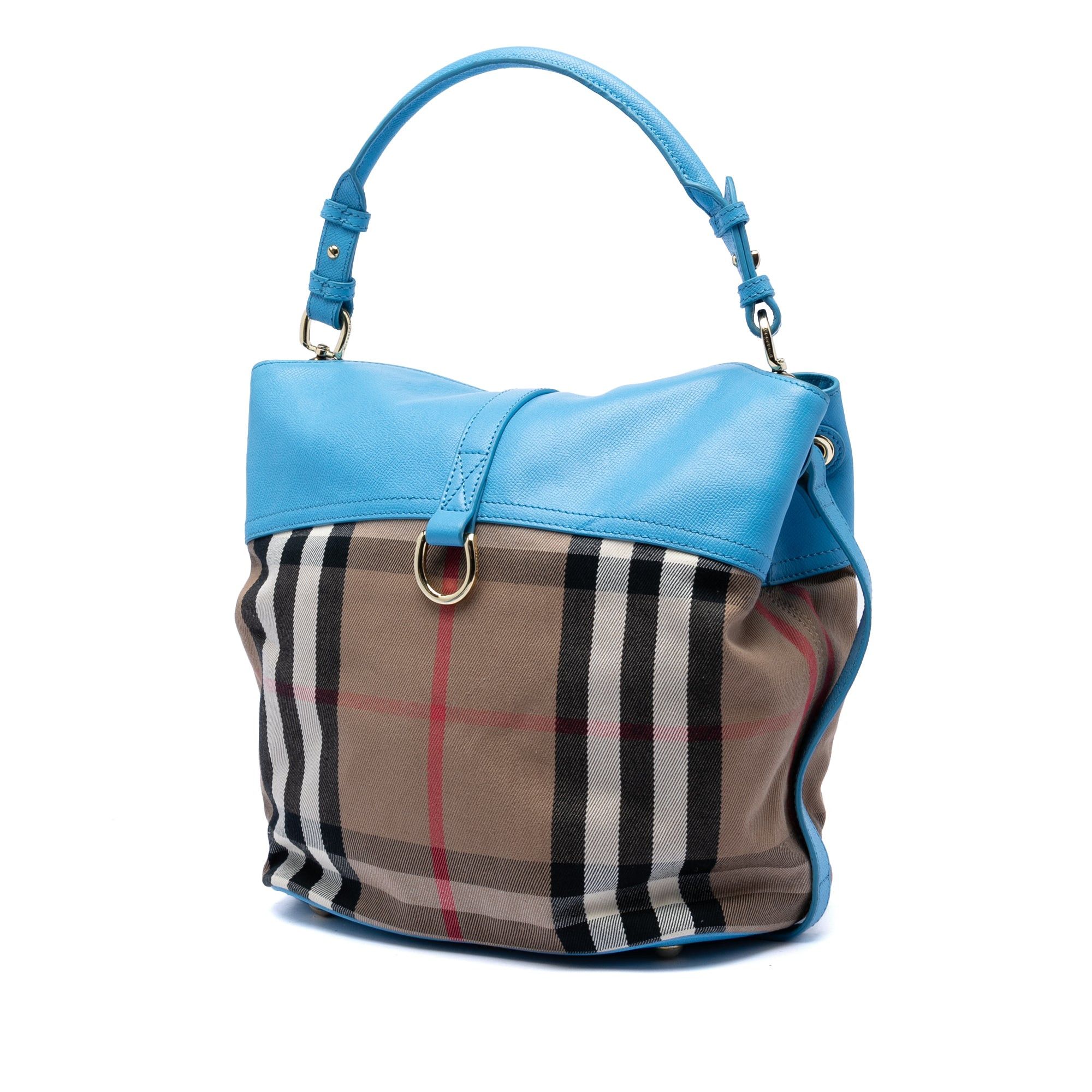 Burberry Medium Mega Check Canvas and Leather Sycamore Hobo Size ONE SIZE - 2 Thumbnail