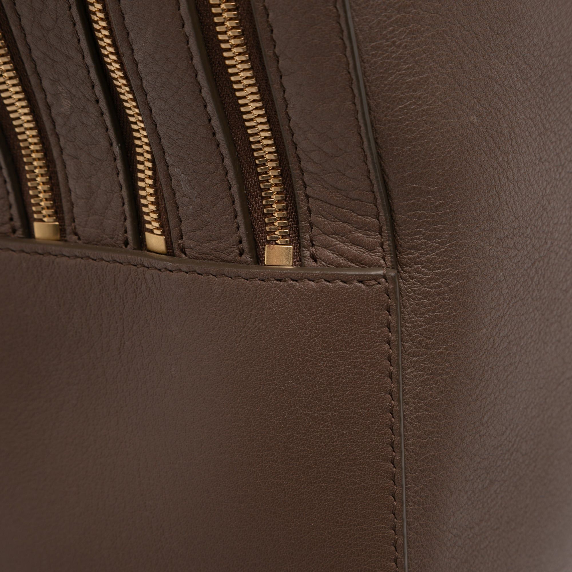 Salvatore Ferragamo Leather Stella Triple Zip Satchel Size ONE SIZE - 9 Thumbnail
