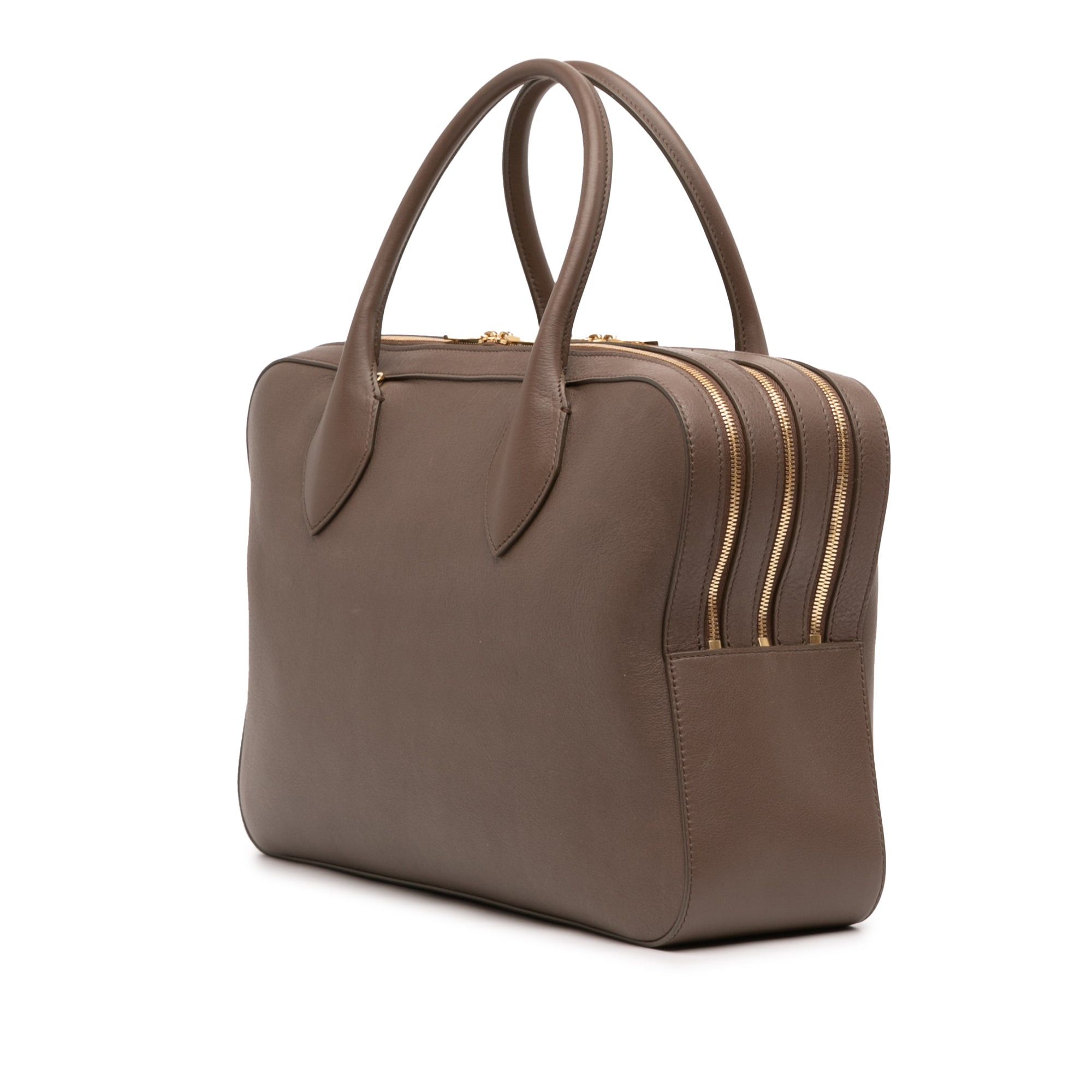 Salvatore Ferragamo Leather Stella Triple Zip Satchel Size ONE SIZE - 2 Thumbnail
