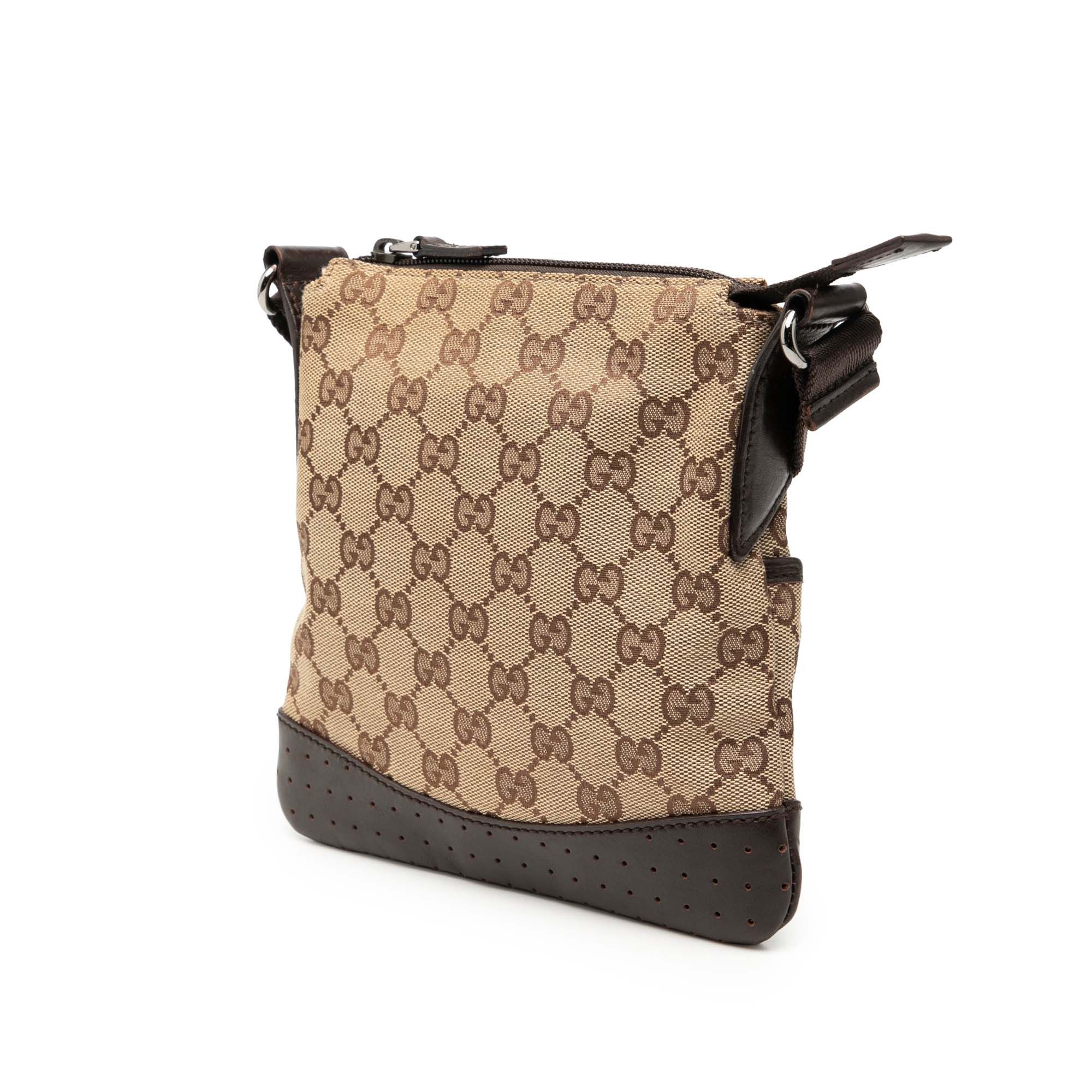 Gucci Small GG Canvas Perforated Crossbody Size ONE SIZE - 2 Thumbnail