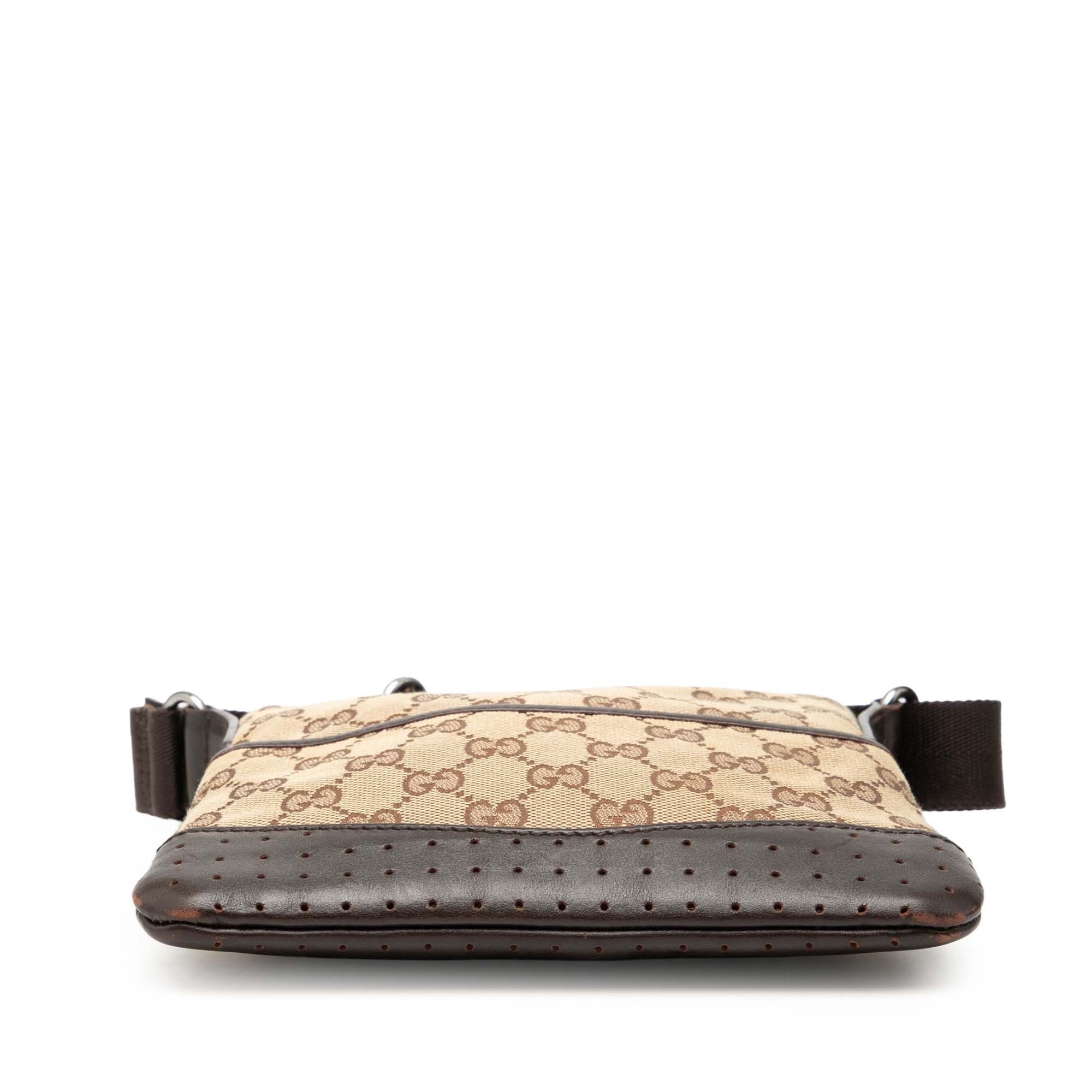 Gucci Small GG Canvas Perforated Crossbody Size ONE SIZE - 3 Thumbnail