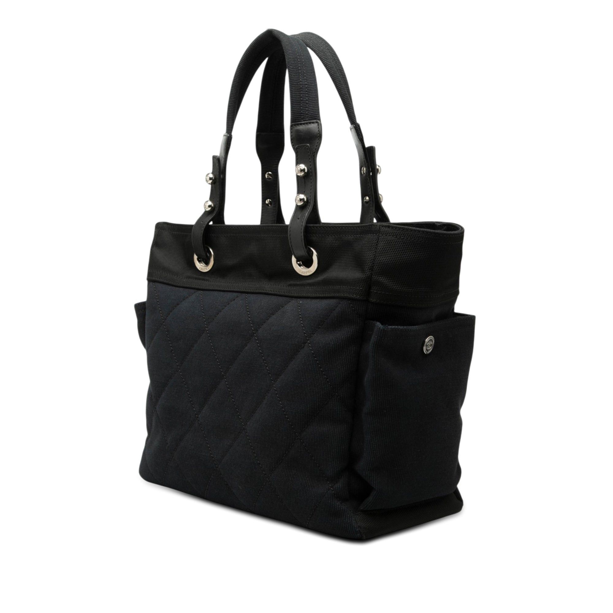 Chanel Large Quilted Canvas Paris Biarritz Tote Size ONE SIZE - 2 Thumbnail