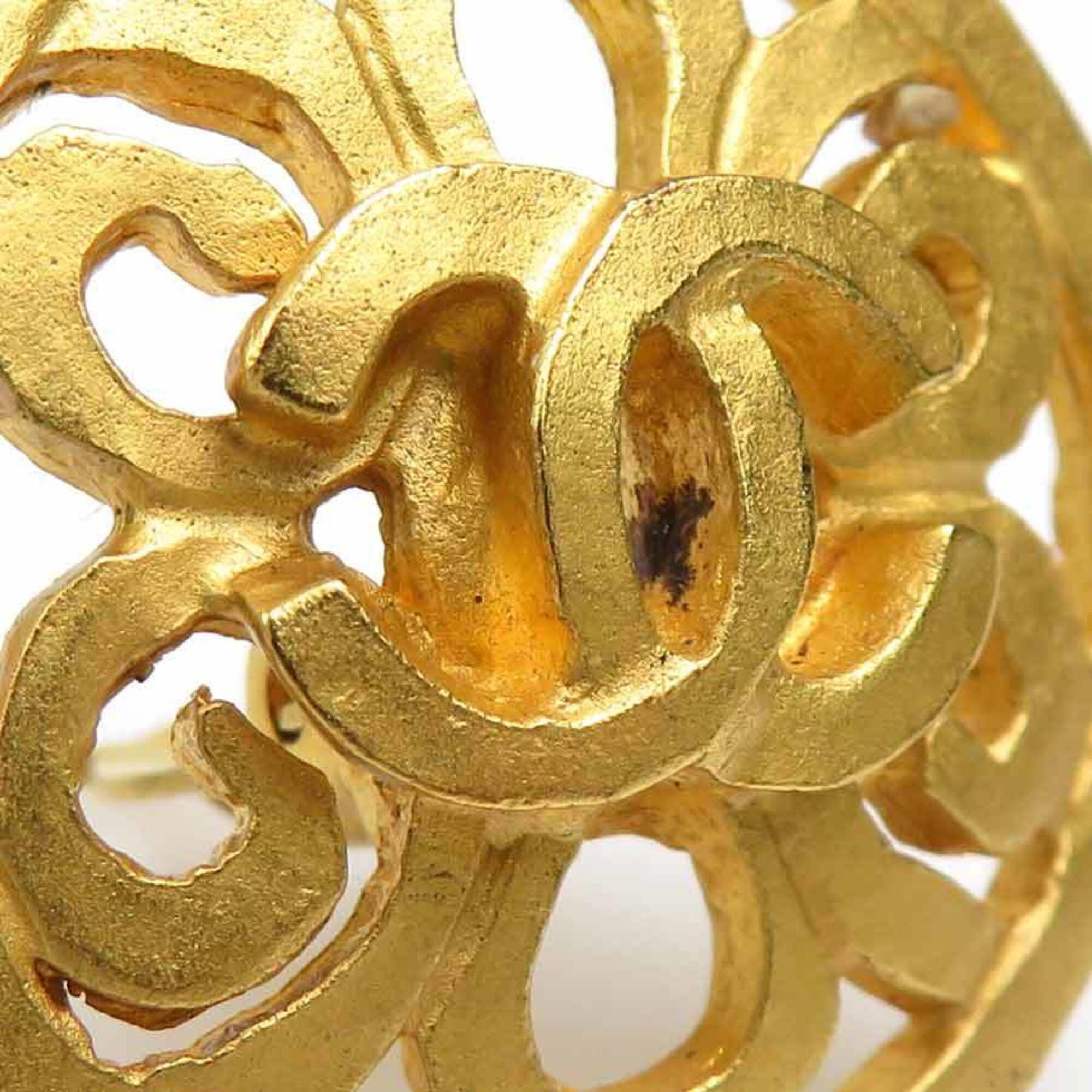 Chanel Chanel Earrings Vintage Metal Gold Women's 56693g Size ONE SIZE - 8 Thumbnail