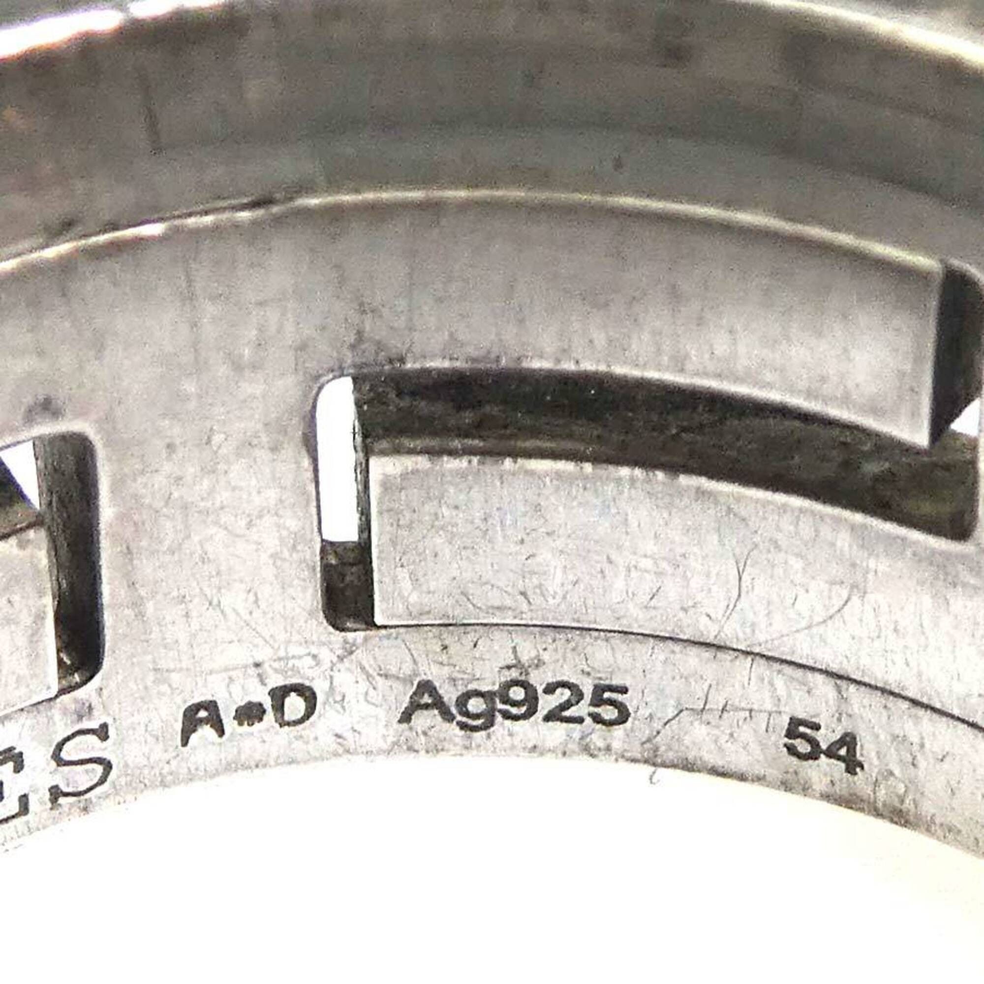 Hermes Hermes Ring Move H Sterling Silver 925 Cream Men's Women's 1 56702i Size ONE SIZE - 7 Thumbnail