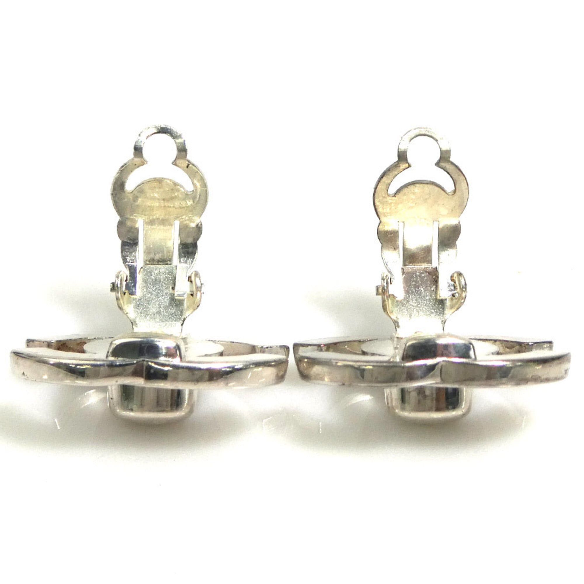 Chanel Chanel Earrings Turnlock Metal Silver Women's 56705g Size ONE SIZE - 5 Thumbnail