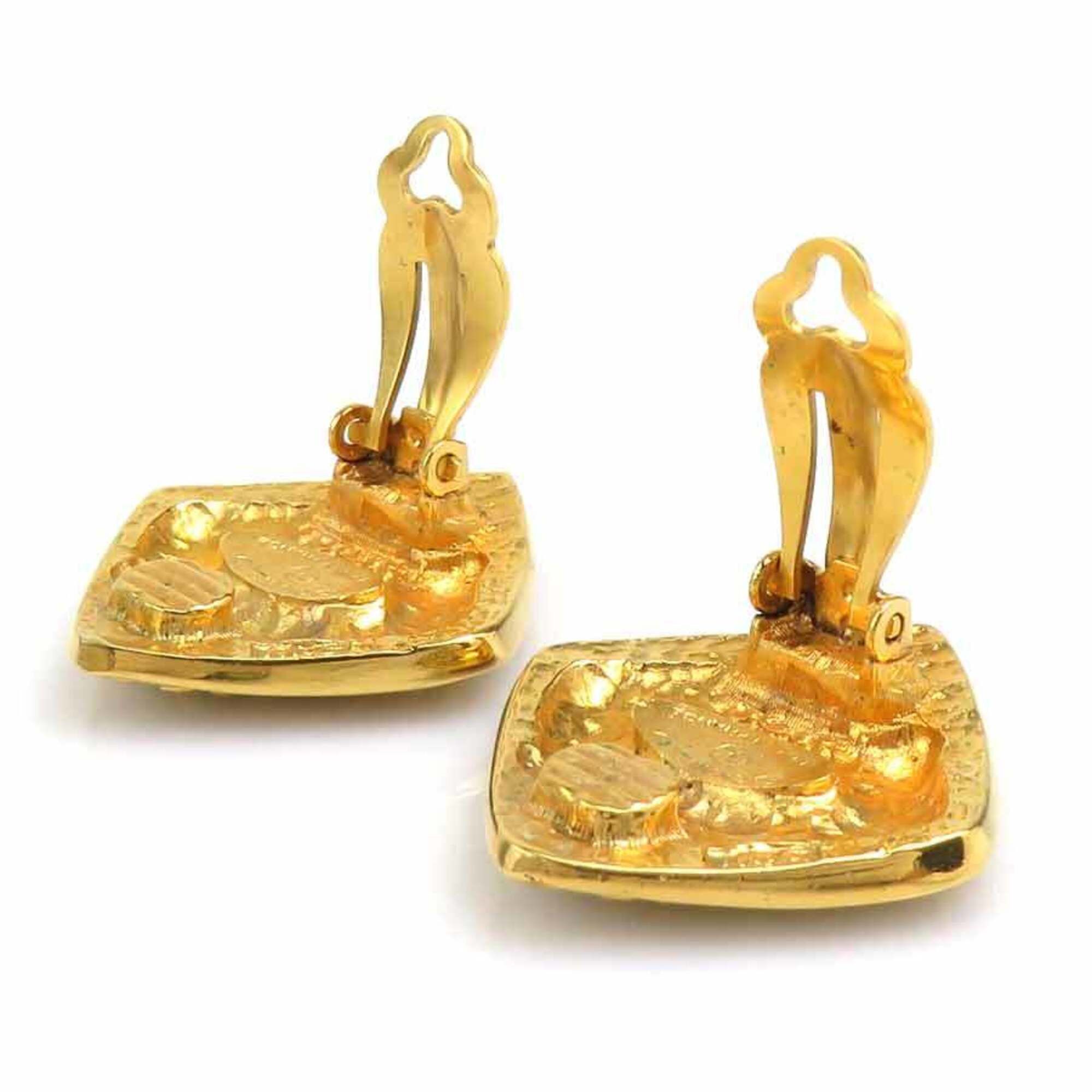Chanel Chanel Earrings Vintage Metal Gold Women's 56698a Size ONE SIZE - 6 Thumbnail