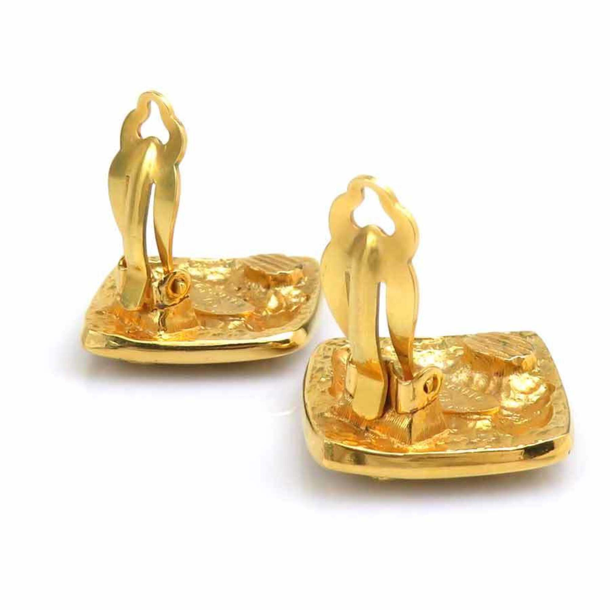 Chanel Chanel Earrings Vintage Metal Gold Women's 56698a Size ONE SIZE - 5 Thumbnail