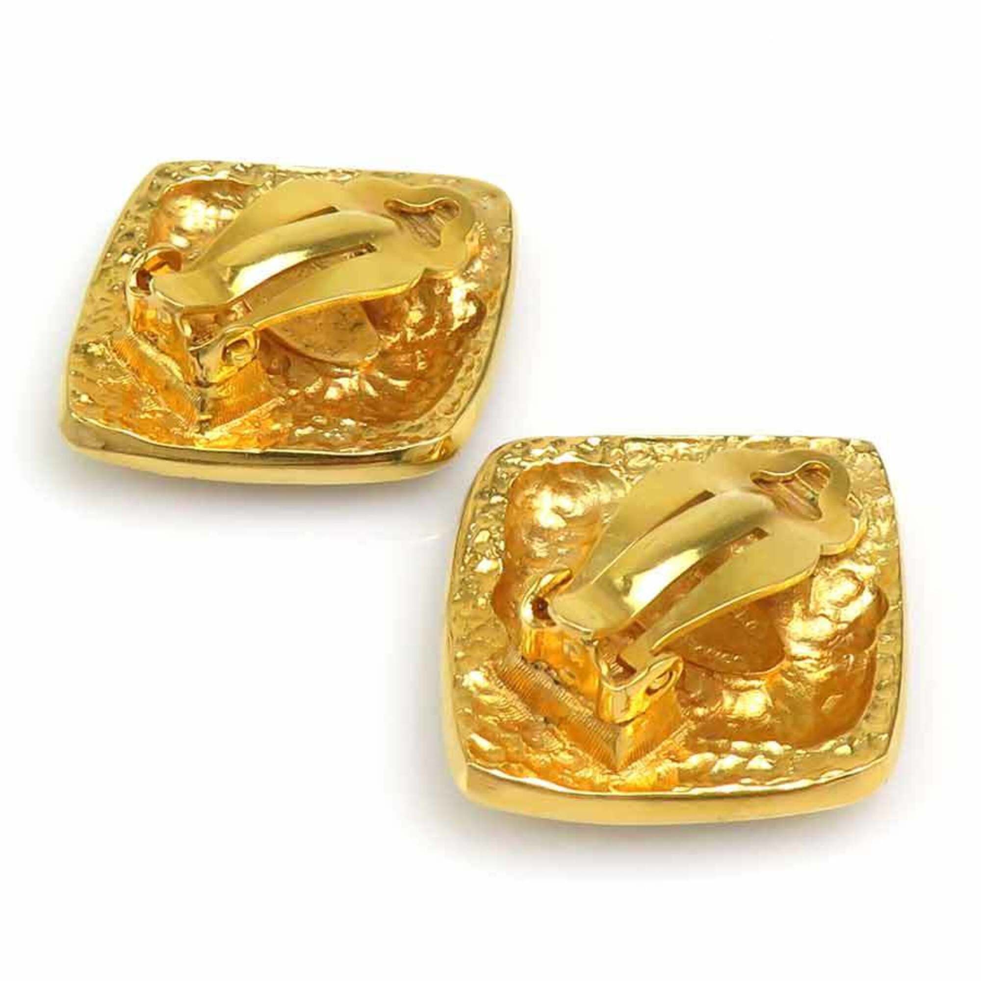 Chanel Chanel Earrings Vintage Metal Gold Women's 56698a Size ONE SIZE - 7 Thumbnail
