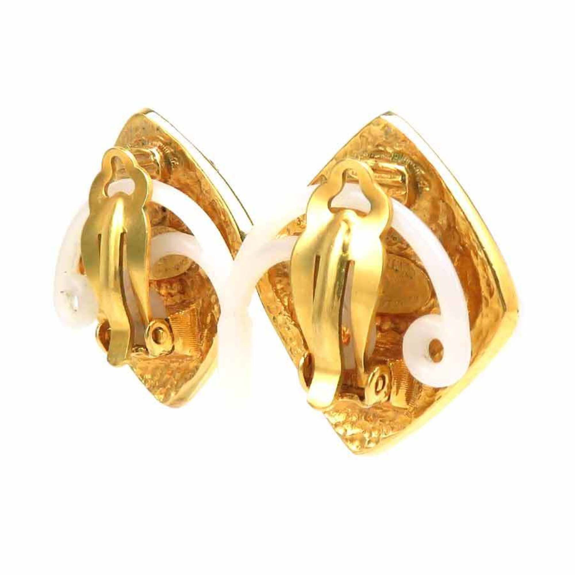 Chanel Chanel Earrings Vintage Metal Gold Women's 56698a Size ONE SIZE - 3 Thumbnail