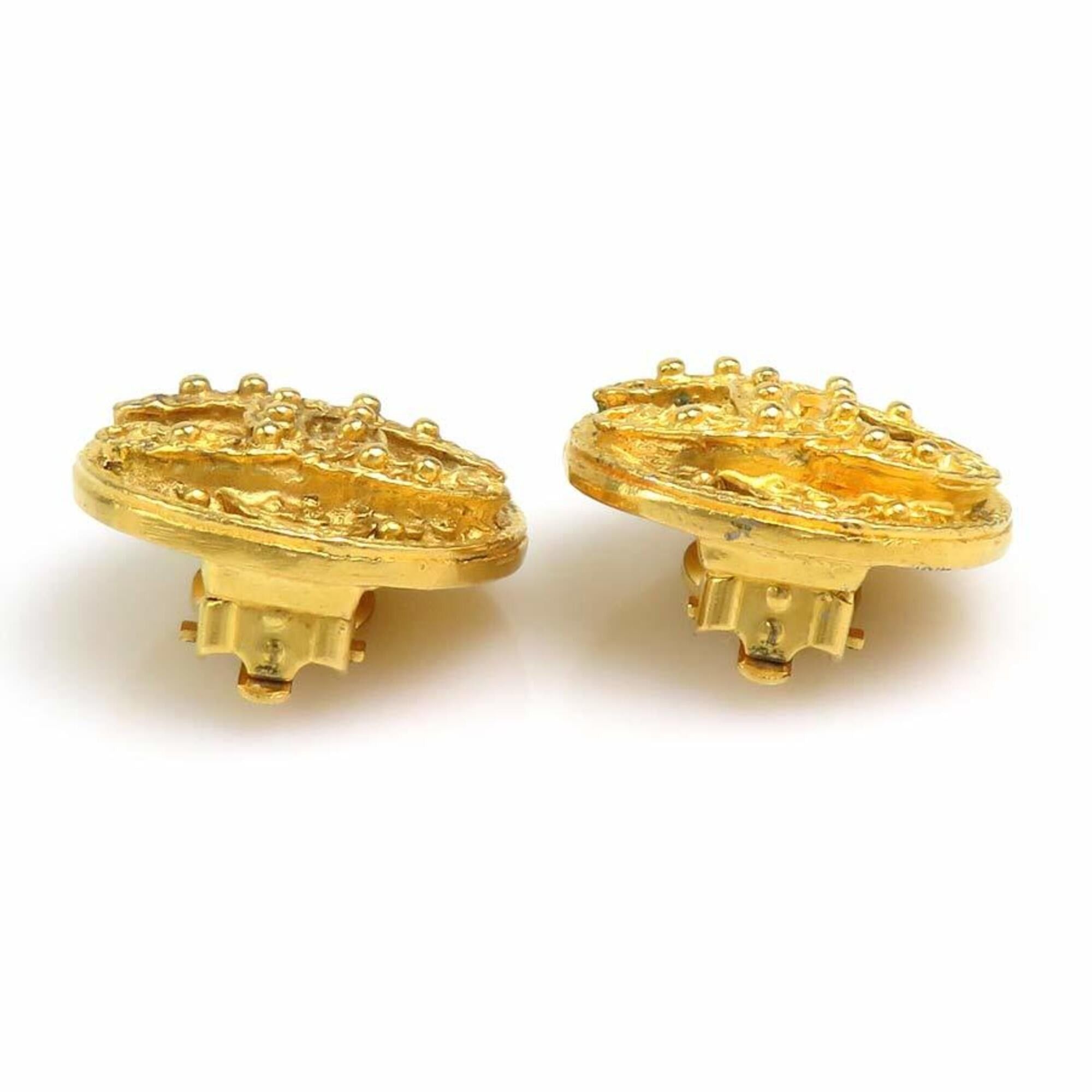 Chanel Chanel Earrings Vintage Metal Gold Women's 56696j Size ONE SIZE - 7 Thumbnail