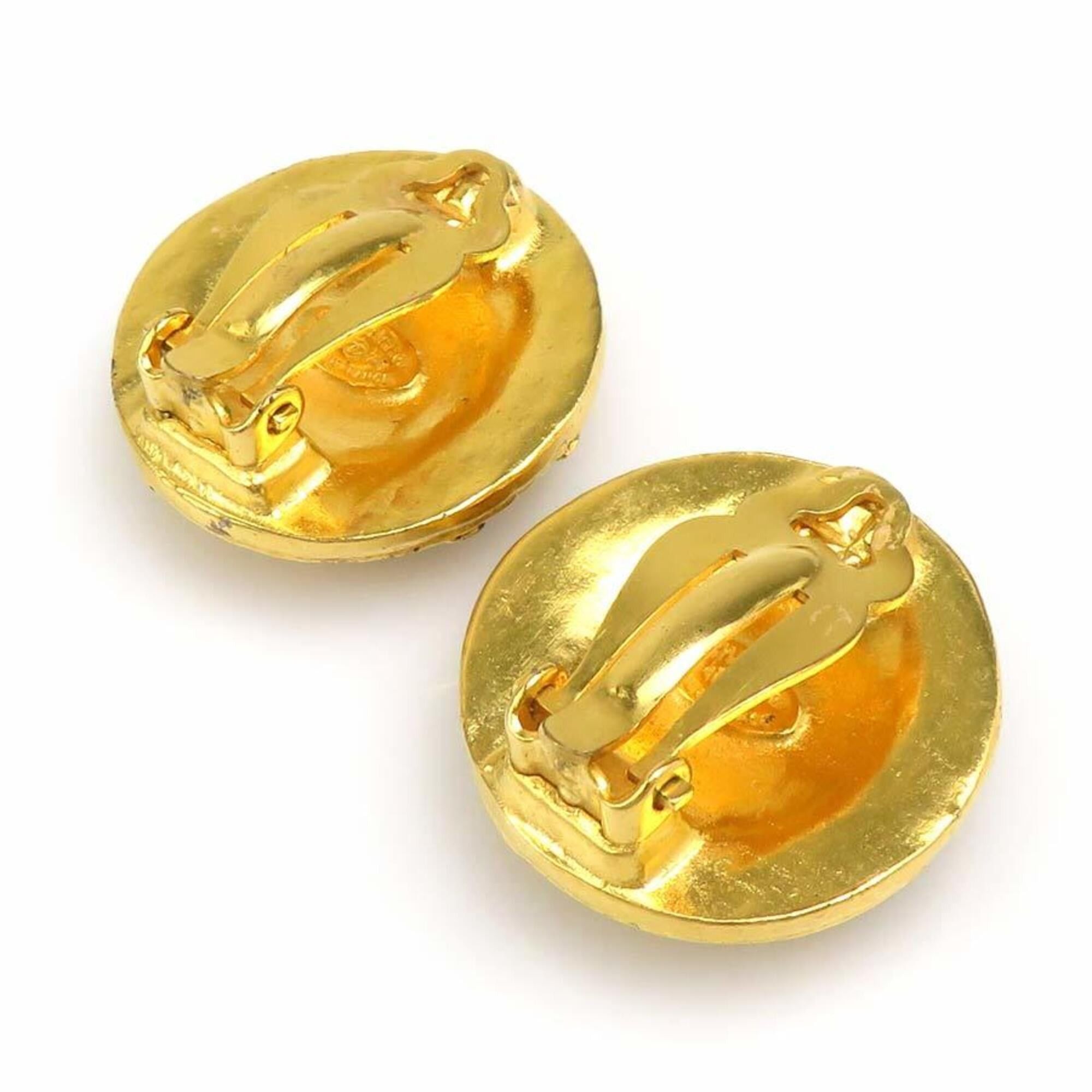 Chanel Chanel Earrings Vintage Metal Gold Women's 56696j Size ONE SIZE - 6 Thumbnail