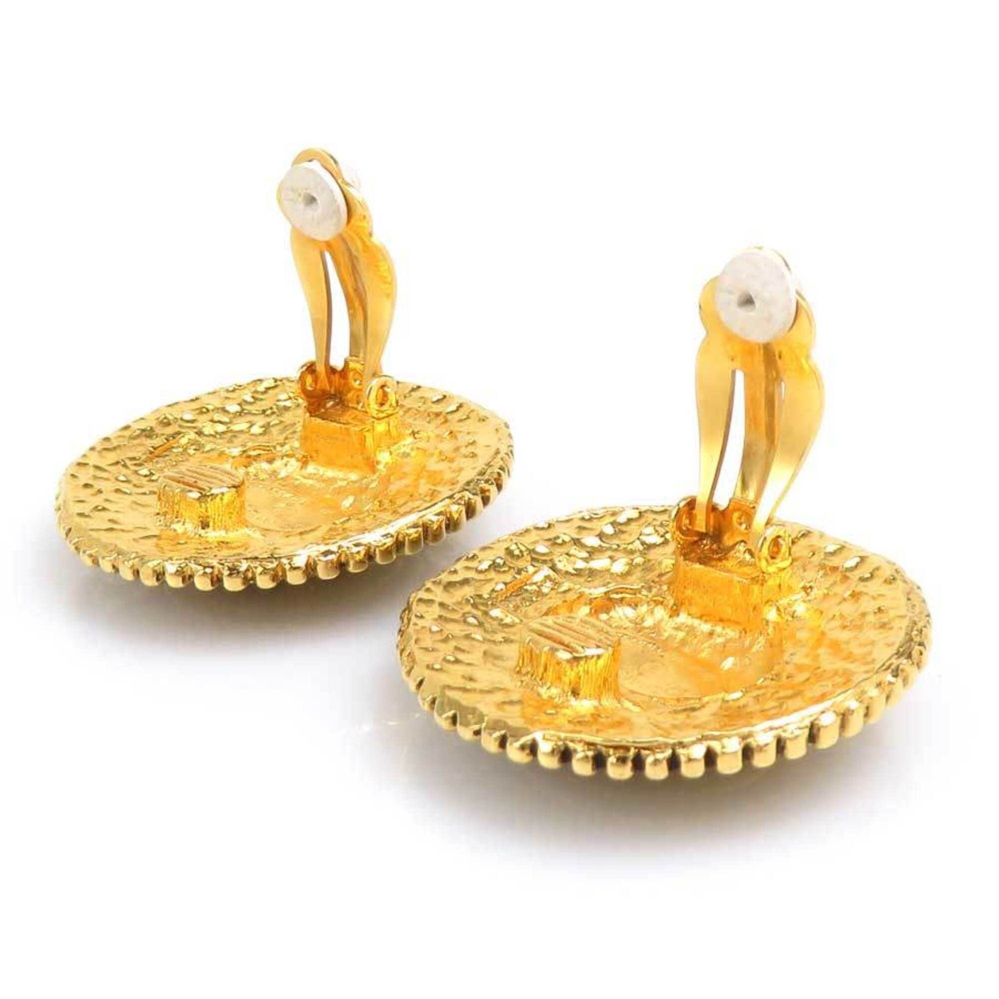 Chanel Chanel Earrings Vintage Metal Gold Women's 56697k Size ONE SIZE - 5 Thumbnail