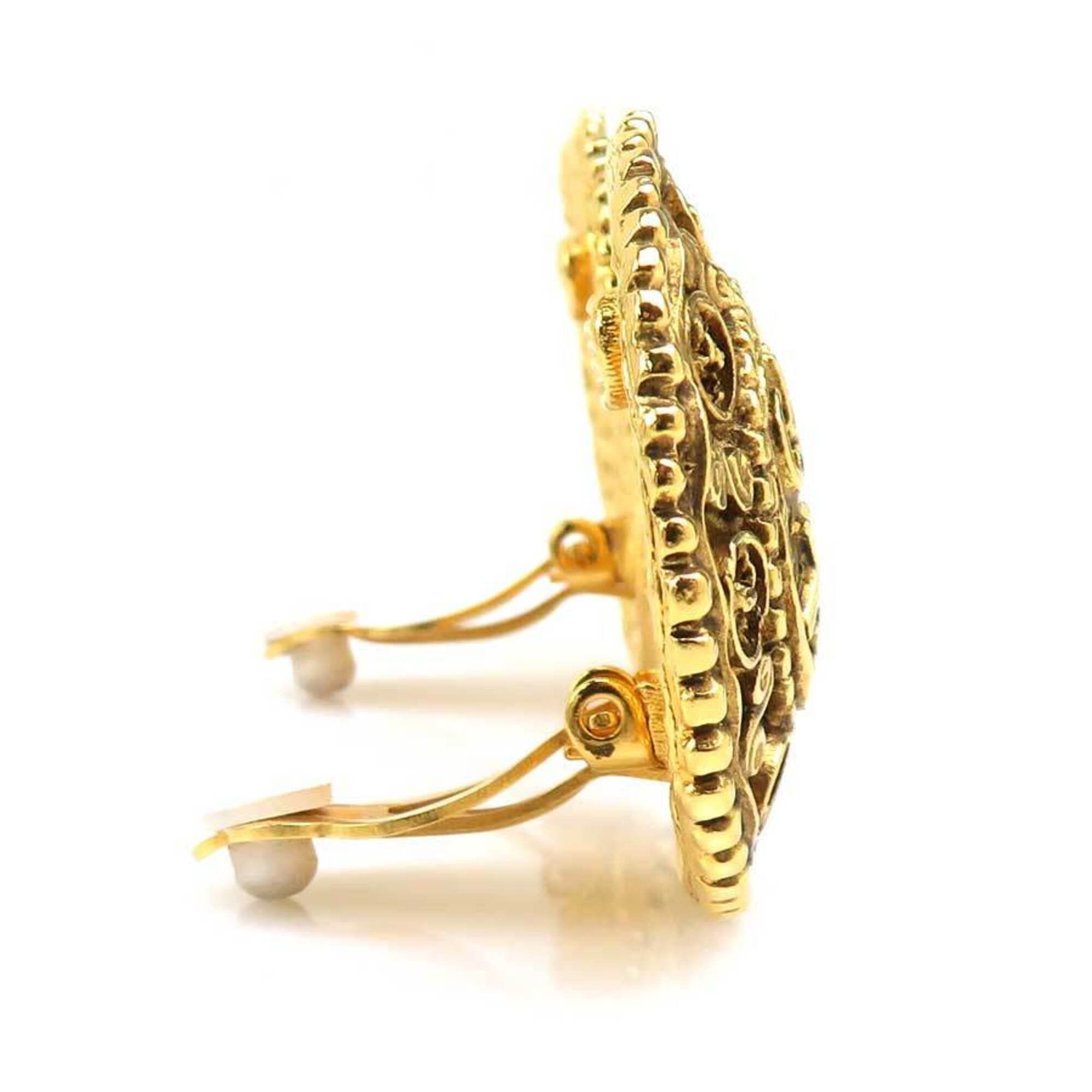 Chanel Chanel Earrings Vintage Metal Gold Women's 56697k Size ONE SIZE - 2 Thumbnail