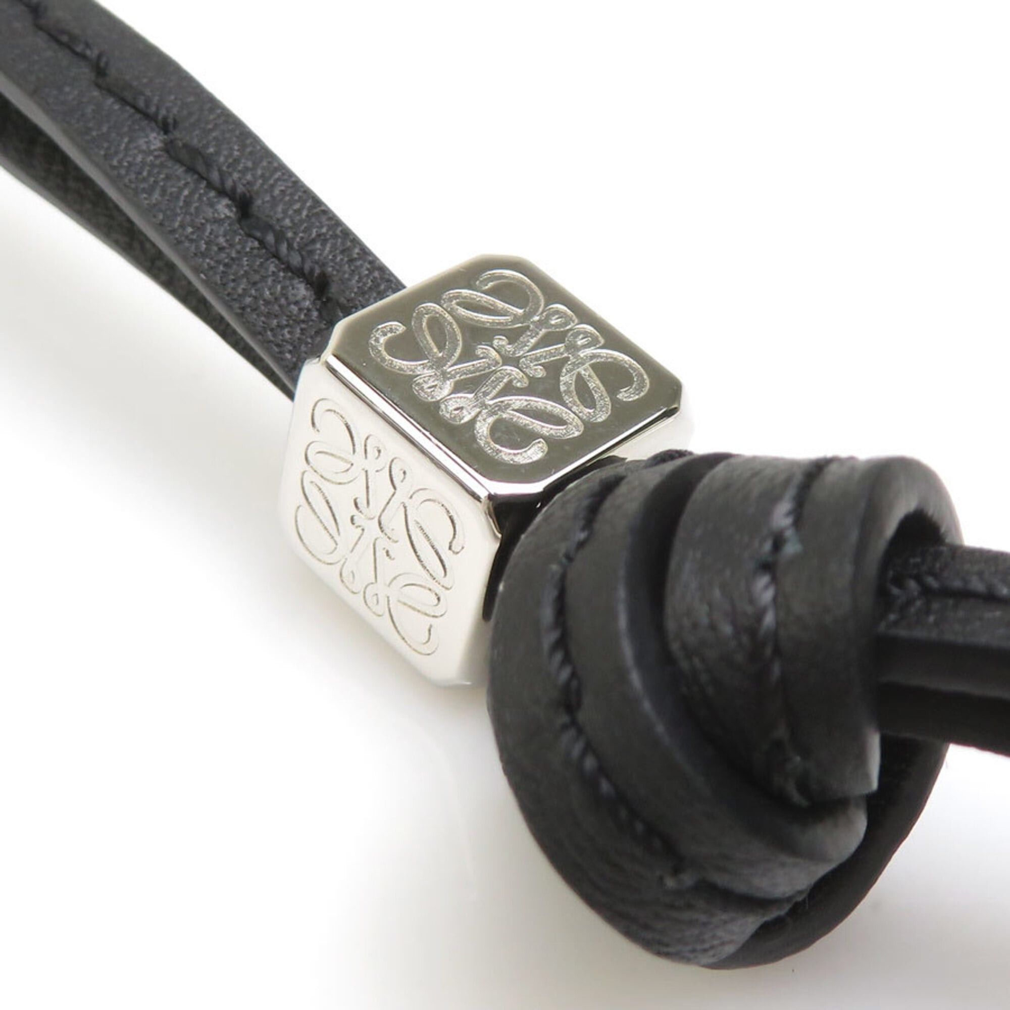 Loewe Loewe Charm Leather Metal Black Men's Women's h32137k Size ONE SIZE - 2 Thumbnail