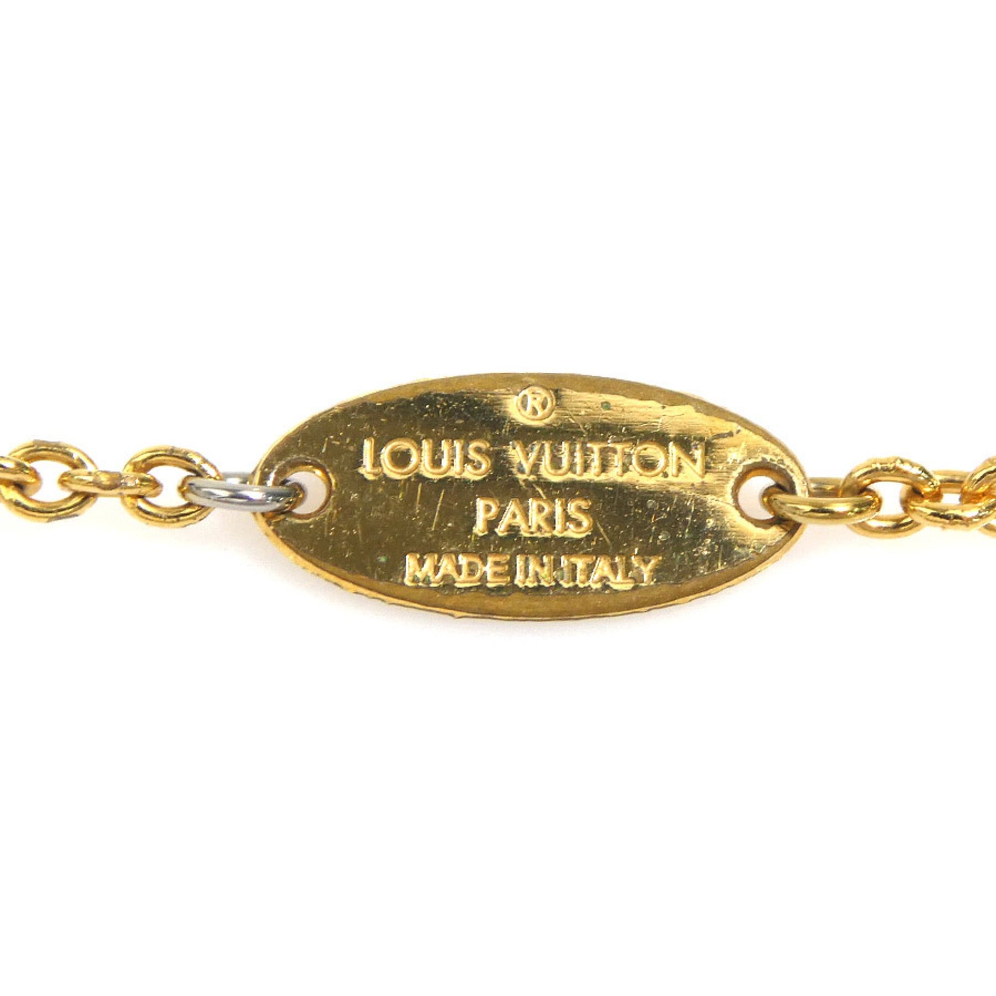 Louis Vuitton Louis Vuitton Essential V Metal Necklace, Gold, Women's, M61083 56704i Size ONE SIZE - 8 Thumbnail