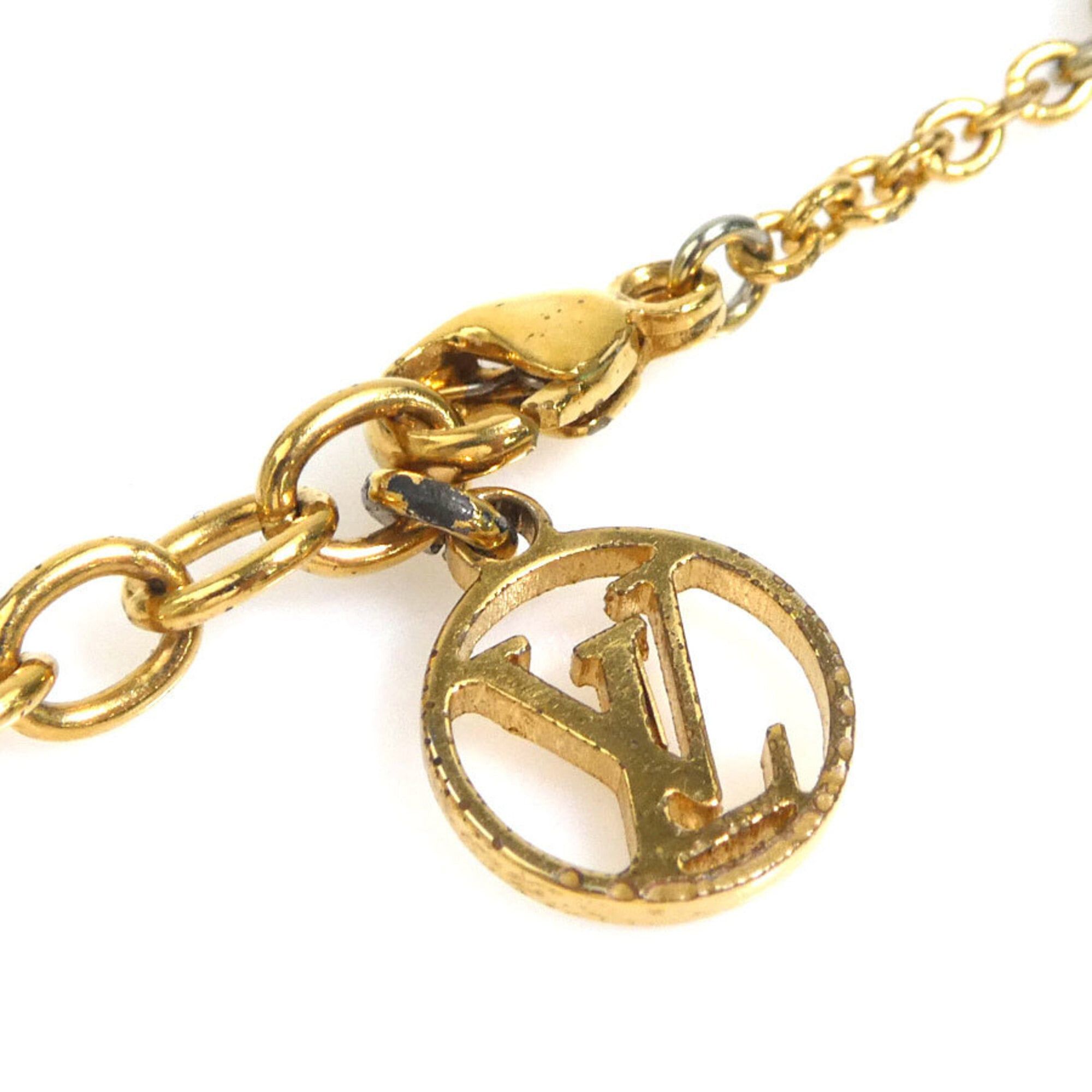 Louis Vuitton Louis Vuitton Essential V Metal Necklace, Gold, Women's, M61083 56704i Size ONE SIZE - 7 Thumbnail