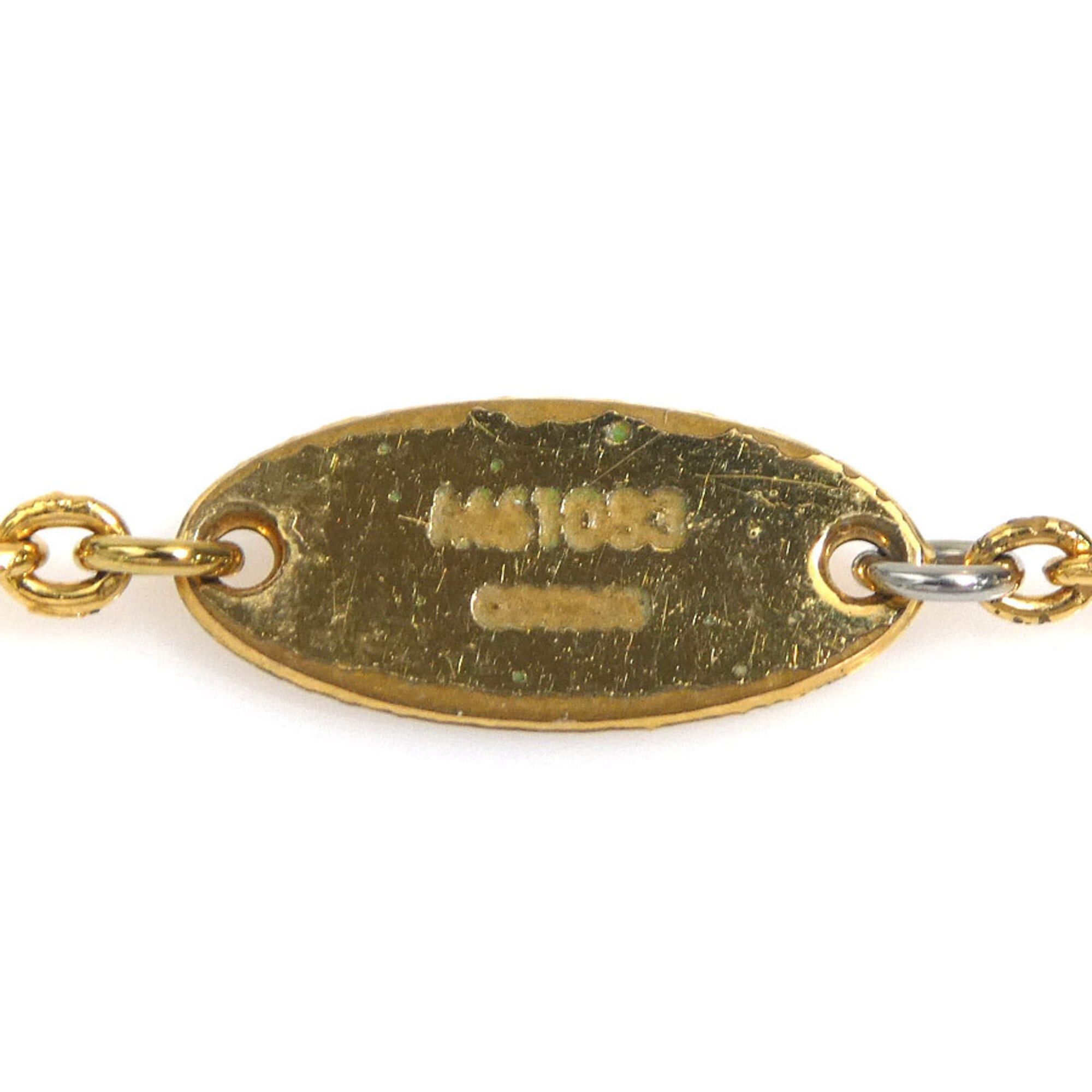 Louis Vuitton Louis Vuitton Essential V Metal Necklace, Gold, Women's, M61083 56704i Size ONE SIZE - 9 Thumbnail