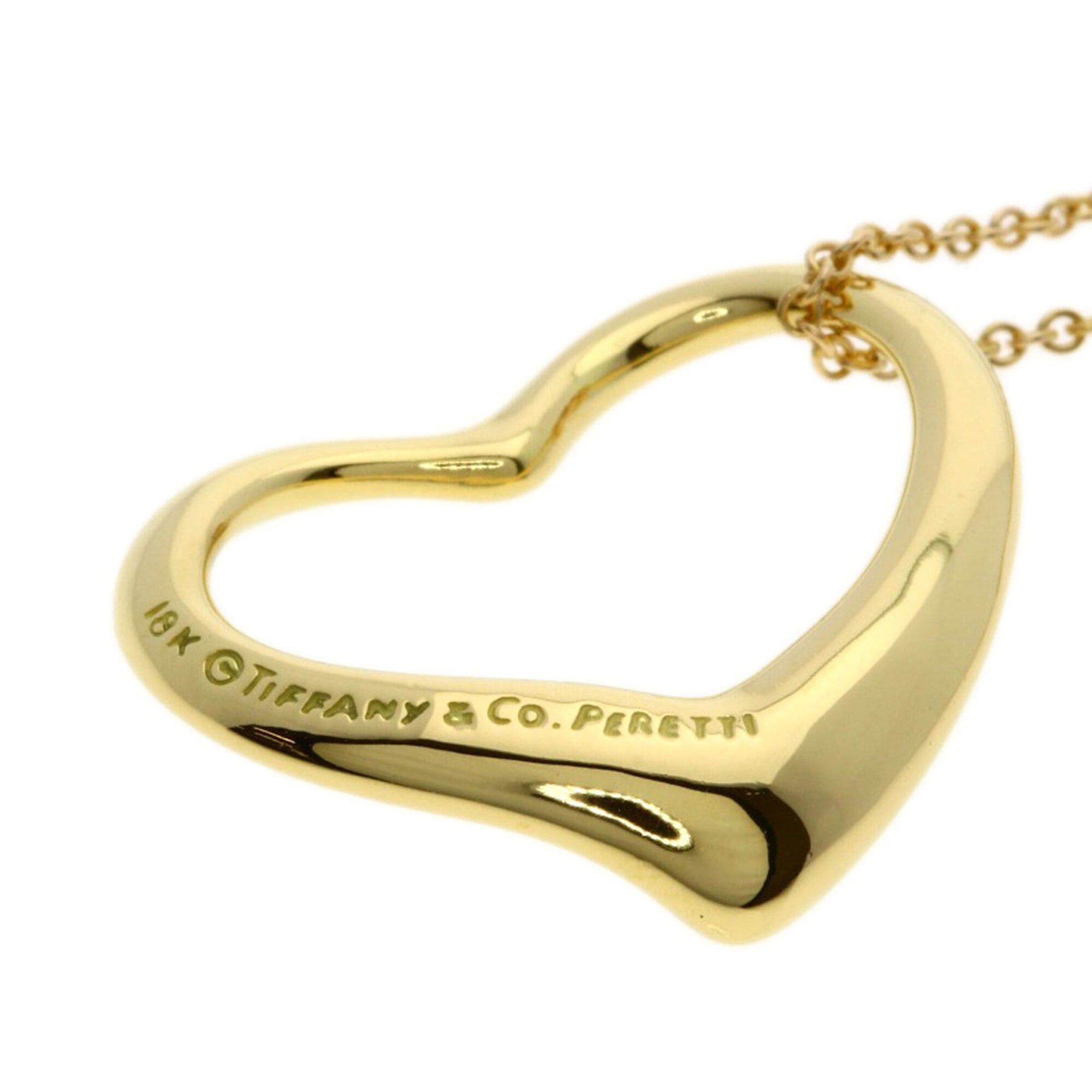 Tiffany & Co. Tiffany & Co. Open Heart Necklace, 18K Yellow Gold, Women's. Size ONE SIZE - 3 Thumbnail