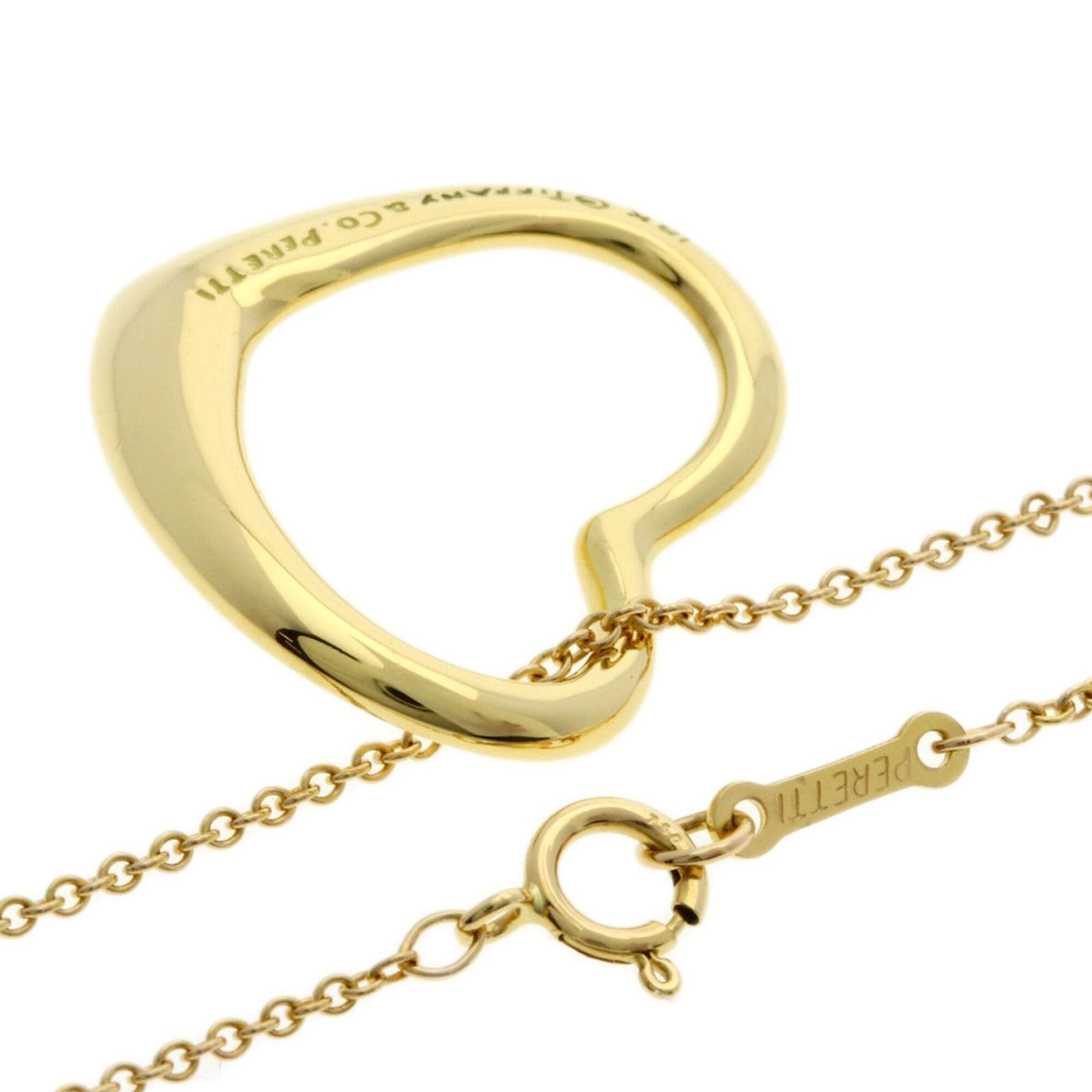 Tiffany & Co. Tiffany & Co. Open Heart Necklace, 18K Yellow Gold, Women's. Size ONE SIZE - 2 Thumbnail
