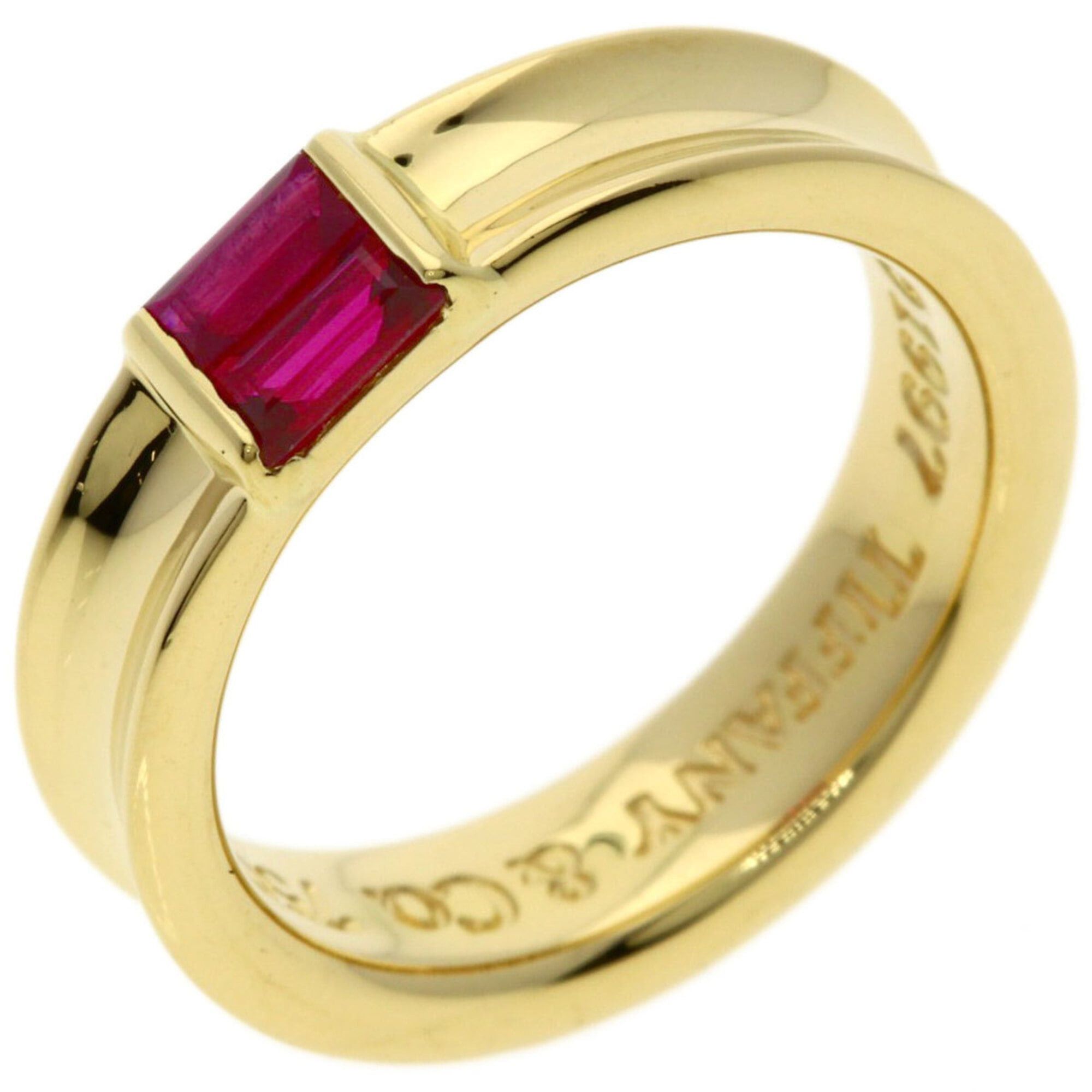 Tiffany & Co. Tiffany & Co. Stacking Ruby Ring, 18K Yellow Gold, Women's. Size ONE SIZE - 2 Thumbnail