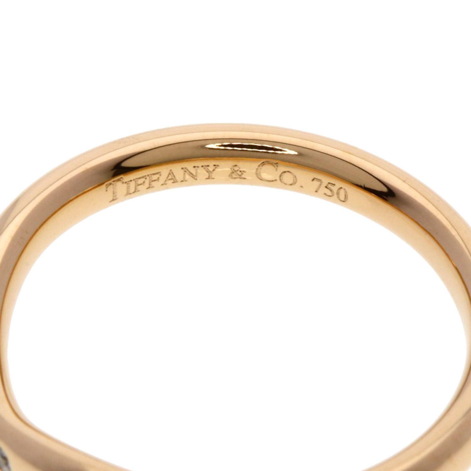 Tiffany & Co. Tiffany & Co. Curved Band 3-Diamond Ring, 18K Pink Gold, Women's. Size ONE SIZE - 5 Thumbnail