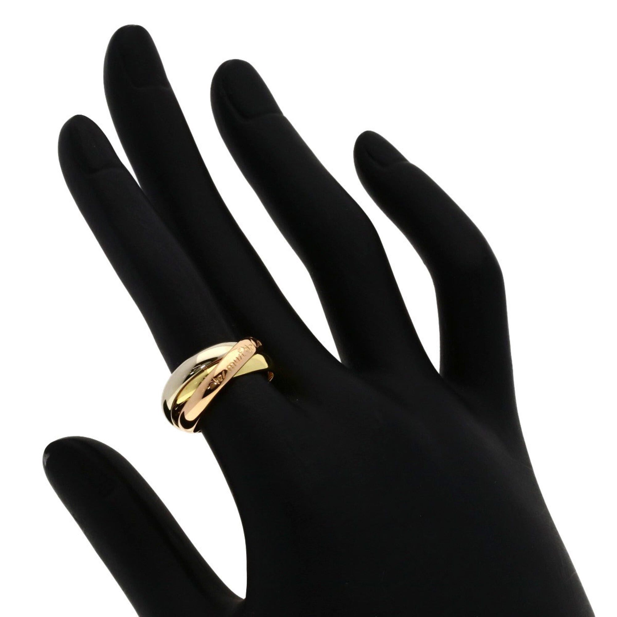 Cartier Cartier Trinity #50 Ring - 18K Yellow Gold/18K Pink White Gold Women's CARTIER Size ONE SIZE - 5 Thumbnail