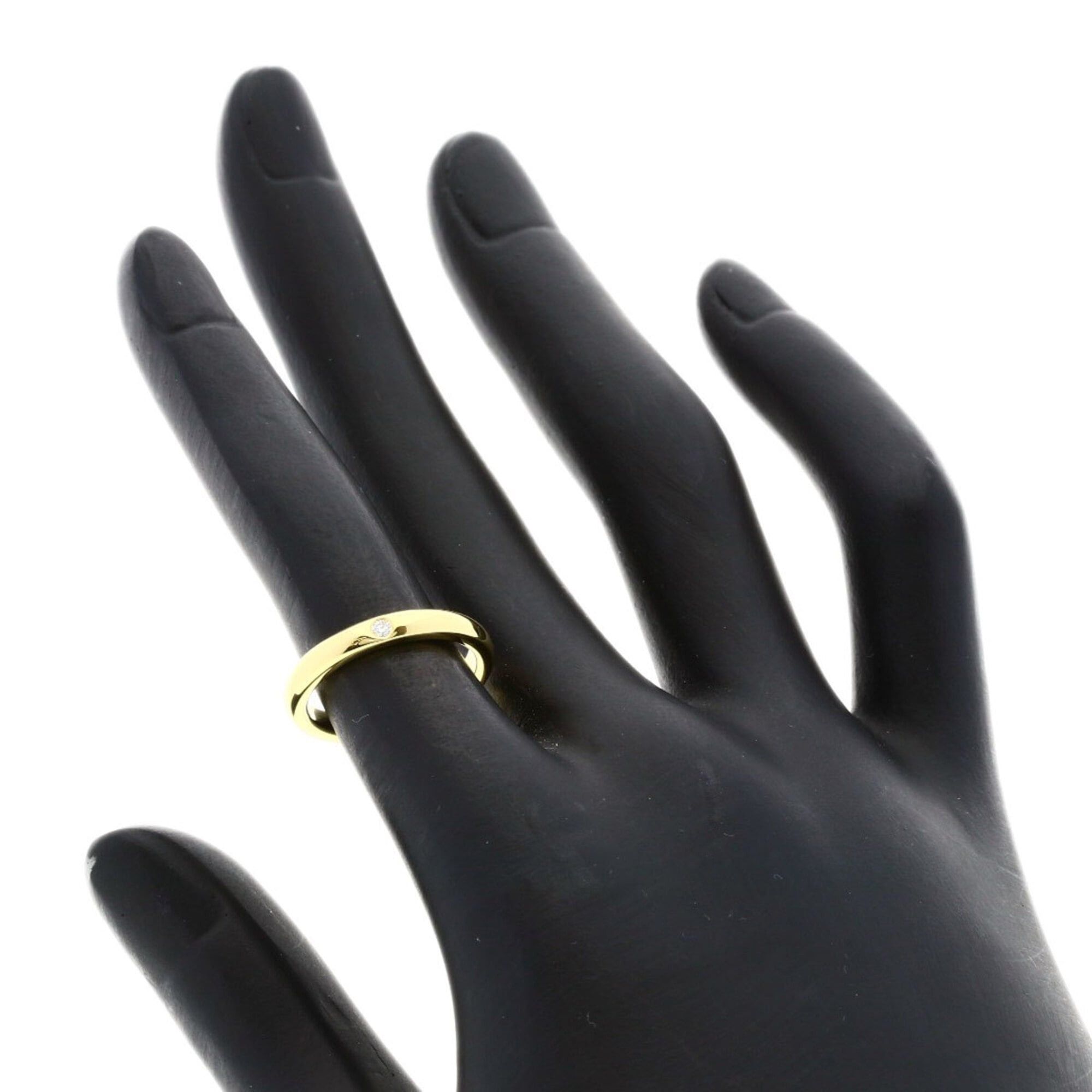 Tiffany & Co. Tiffany & Co. Stacking Band 1P Diamond Ring, 18K Yellow Gold, Women's. Size ONE SIZE - 5 Thumbnail