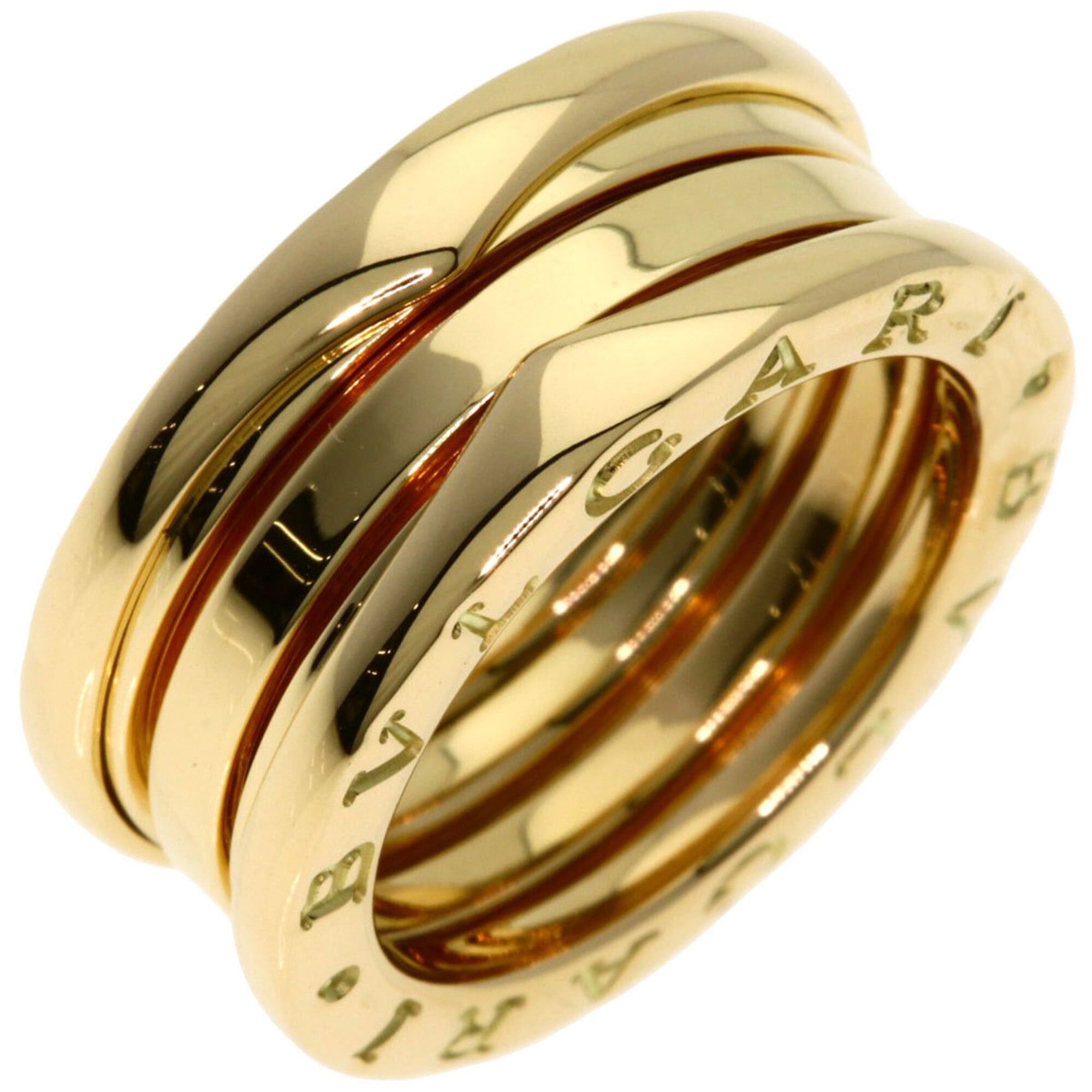 Bvlgari BVLGARI B-zero1 2-band ring #50, 18K yellow gold, women's. Size ONE SIZE - 2 Thumbnail