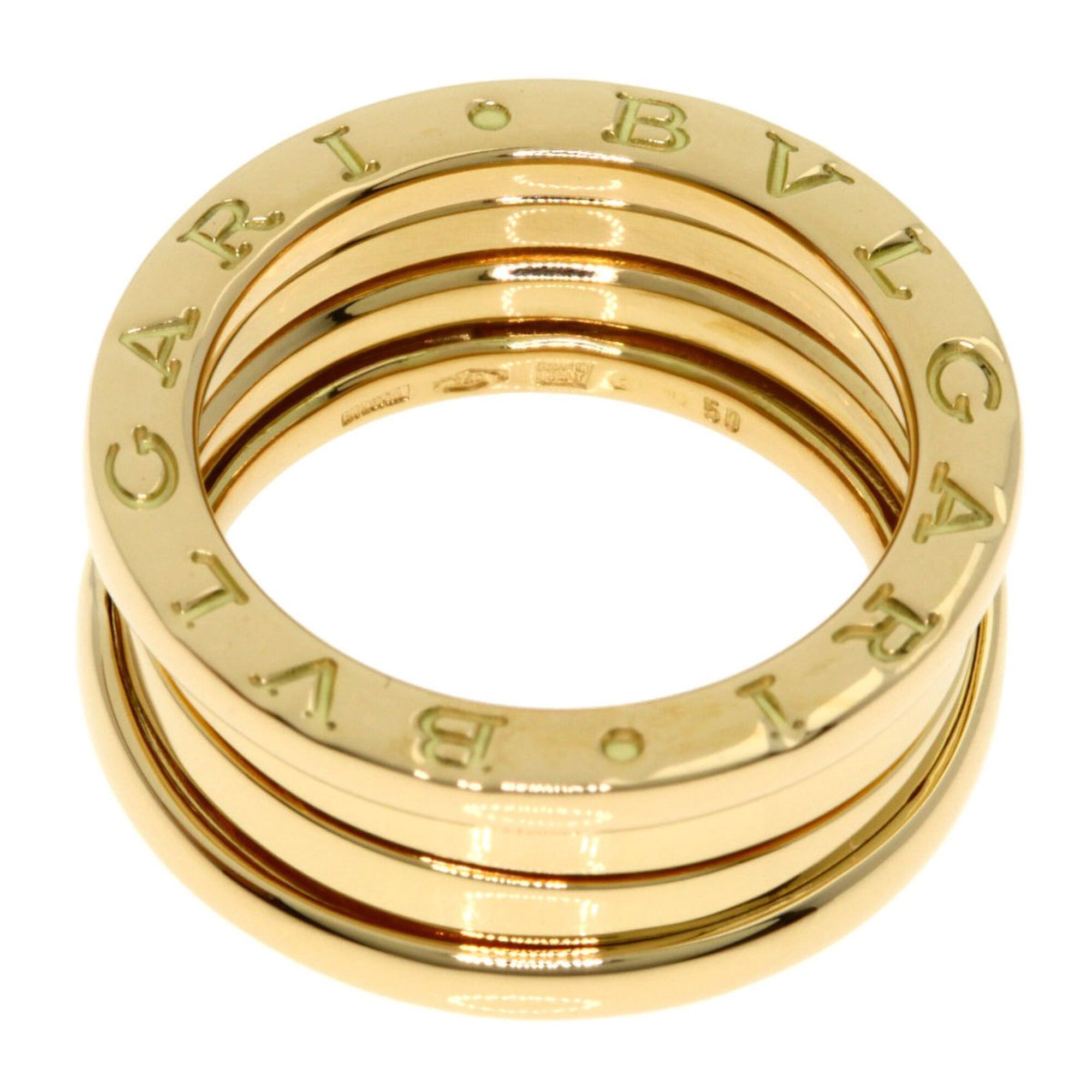 Bvlgari BVLGARI B-zero1 2-band ring #50, 18K yellow gold, women's. Size ONE SIZE - 4 Thumbnail