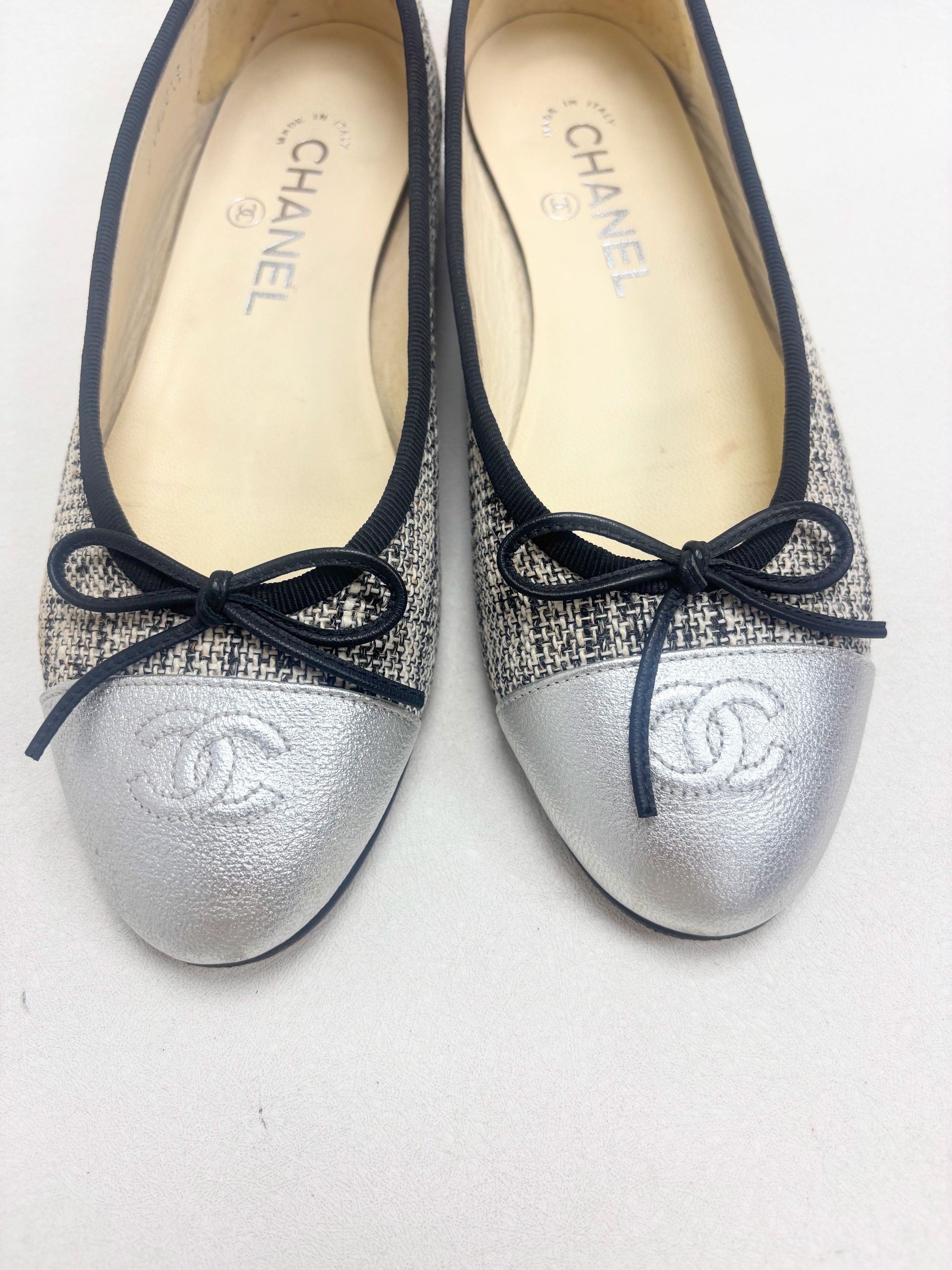 Chanel Ballerines tweed Size US 6 / IT 36 - 7 Thumbnail