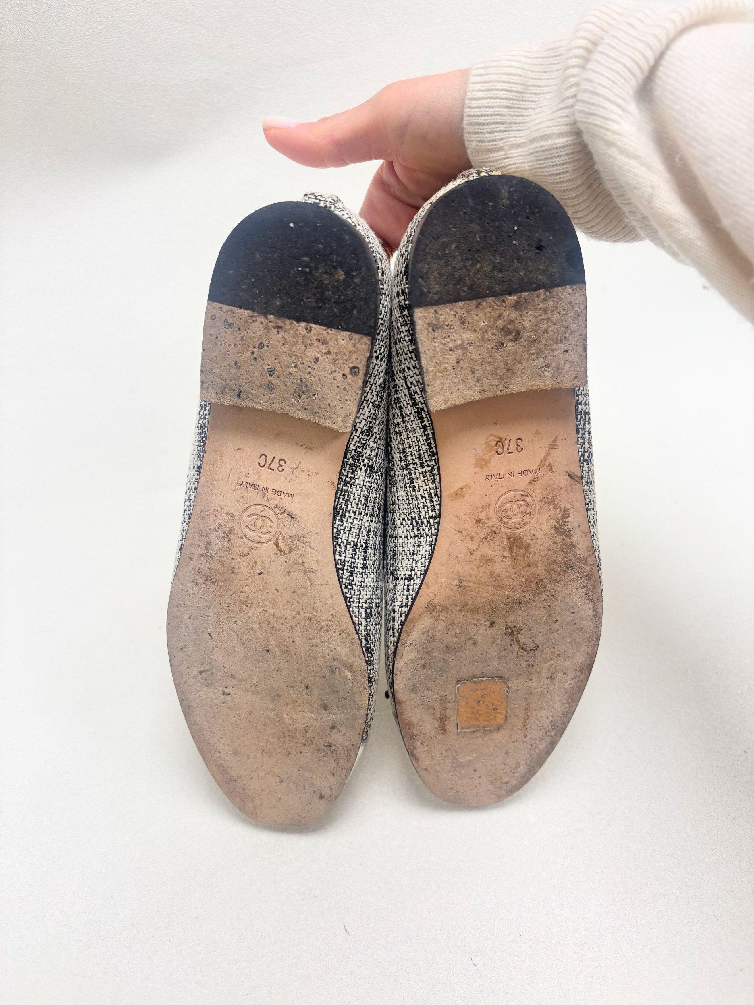 Chanel Ballerines tweed Size US 6 / IT 36 - 8 Thumbnail