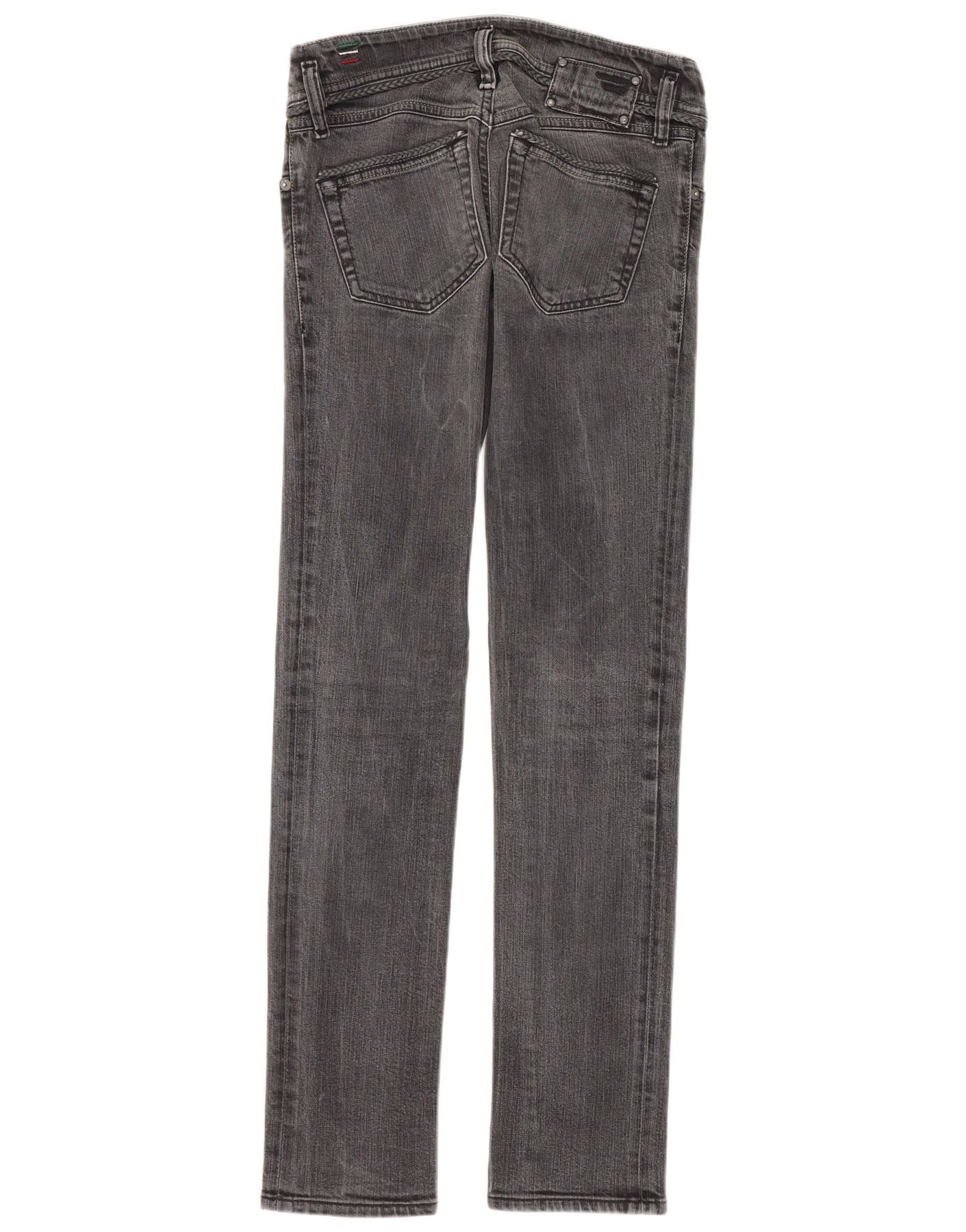 Diesel Womens Low Waist Skinny Jeans W25 L32 Grey Cotton Size 25" / US 0 / IT 36 - 2 Thumbnail