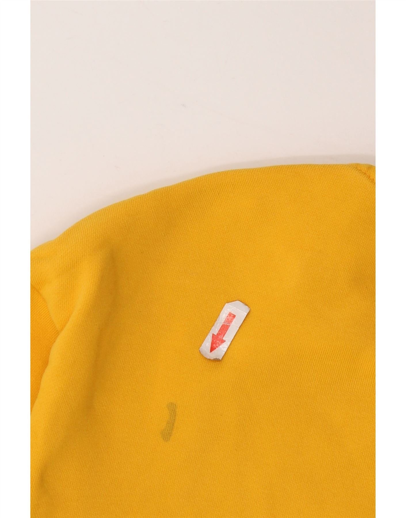 Diesel Womens Graphic Sweatshirt Jumper UK 14 Medium Yellow Cotton Size S / US 4 / IT 40 - 3 Thumbnail