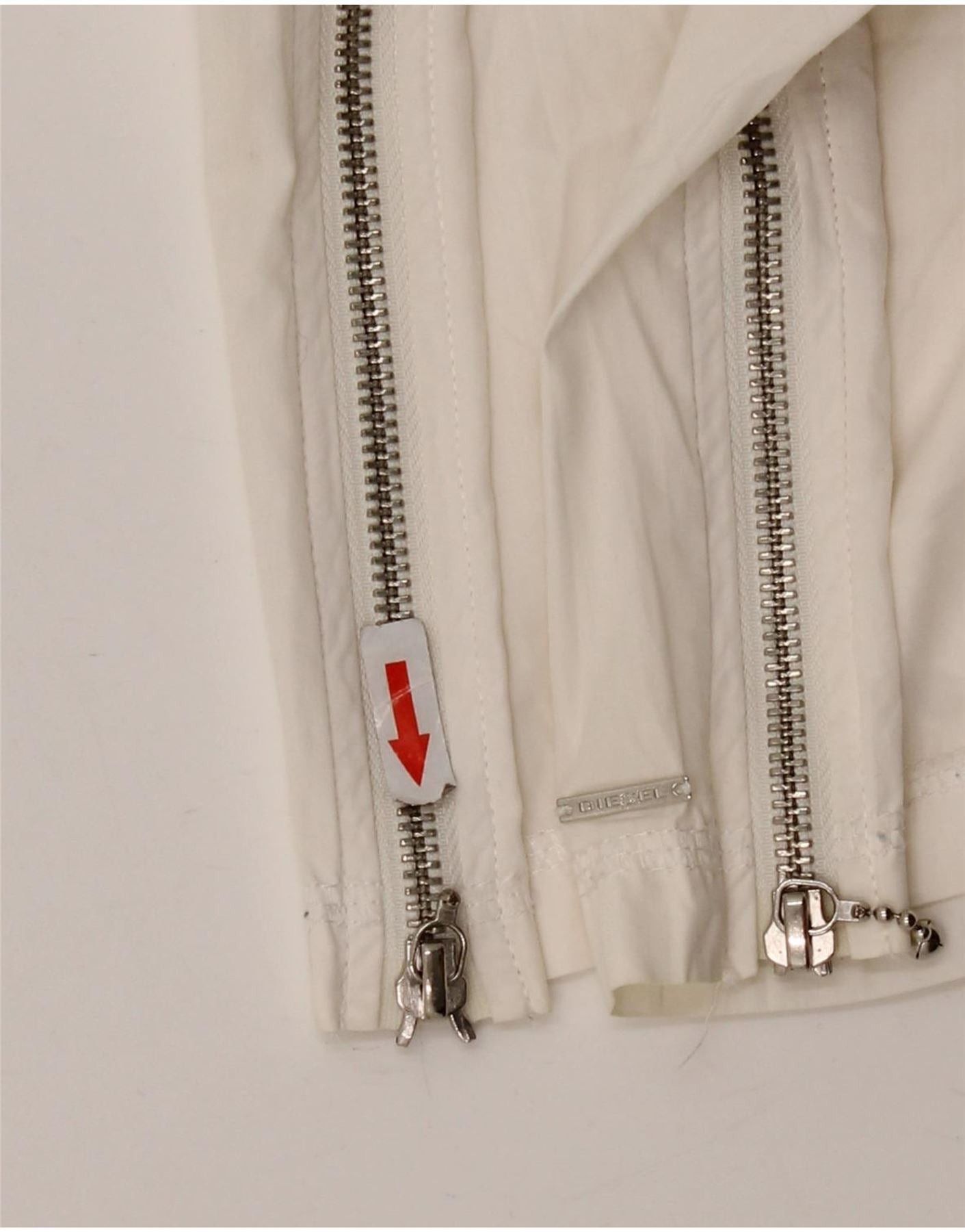 Diesel Womens Loose Fit Vest Top UK 2 2XS White Cotton Size XXS / US 00 / IT 34 - 3 Thumbnail