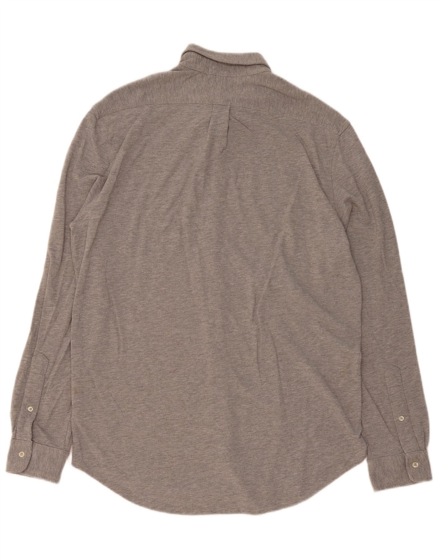 Ralph Lauren Mens Featherweight Mesh Shirt Large Grey Size US L / EU 52-54 / 3 - 2 Thumbnail
