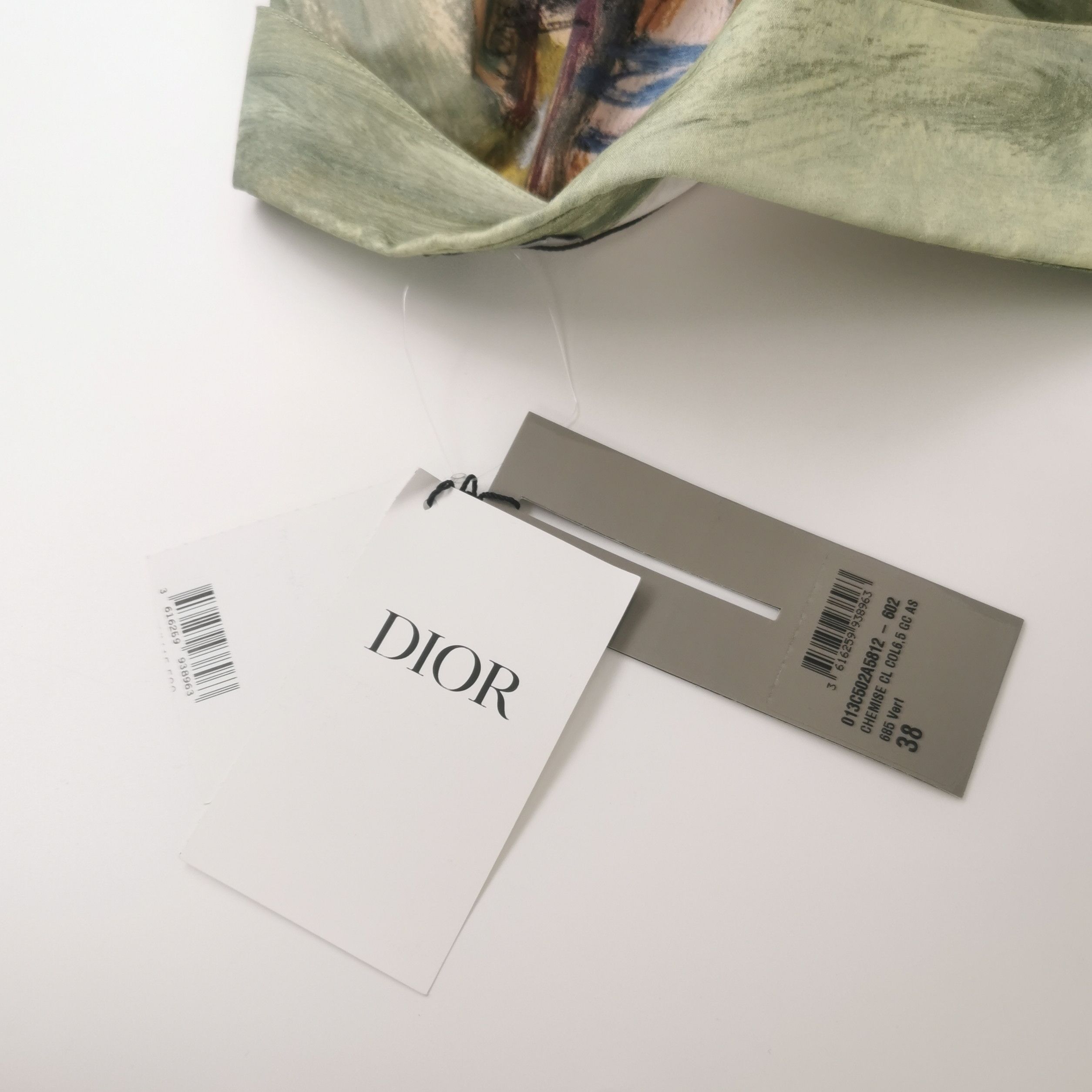 Dior Dior Painterly Print Cotton Silk Shirt Size 38 Size US S / EU 44-46 / 1 - 4 Thumbnail
