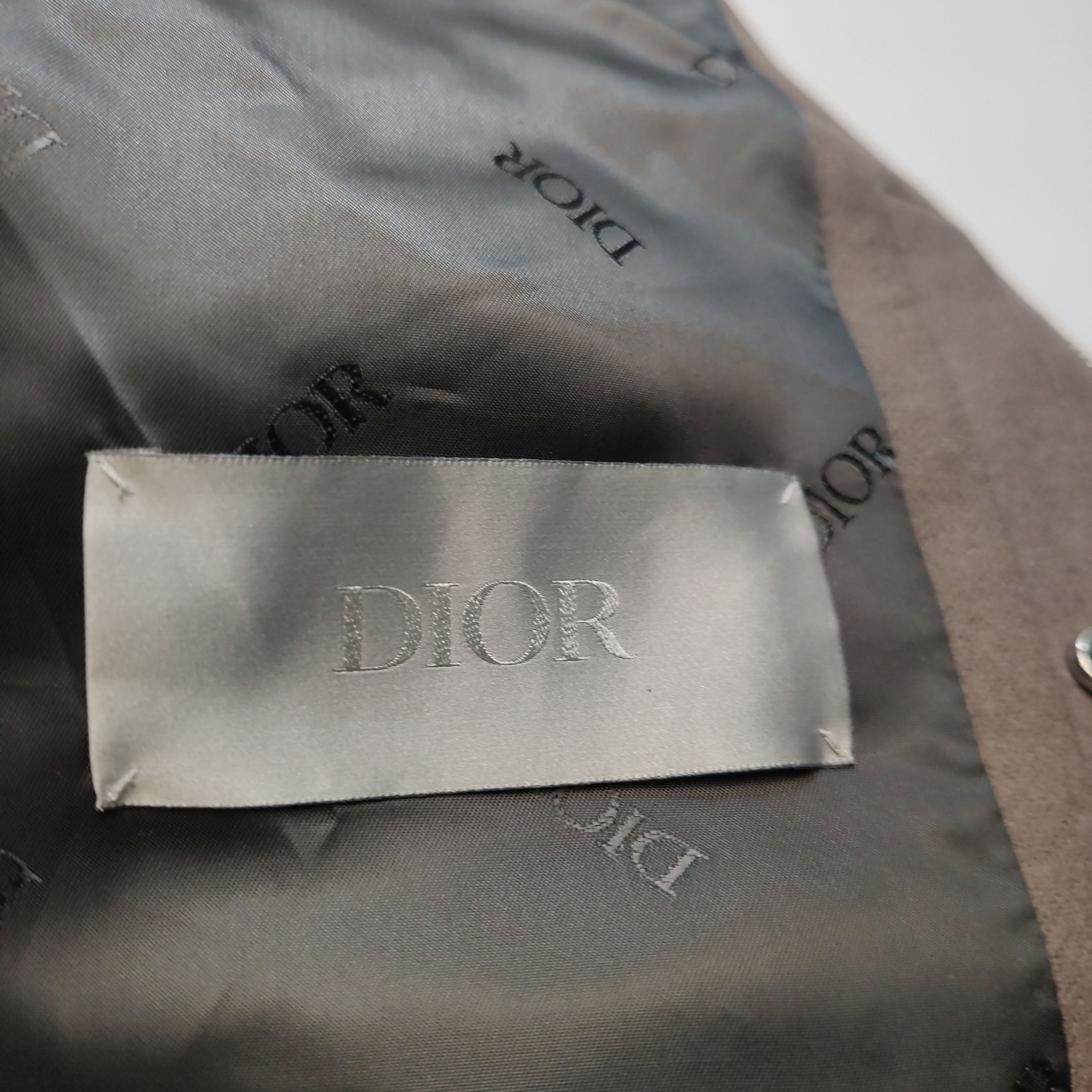 Dior Dior Brown Wool Cashmere Blend Jacket Size 52 Size US L / EU 52-54 / 3 - 5 Thumbnail