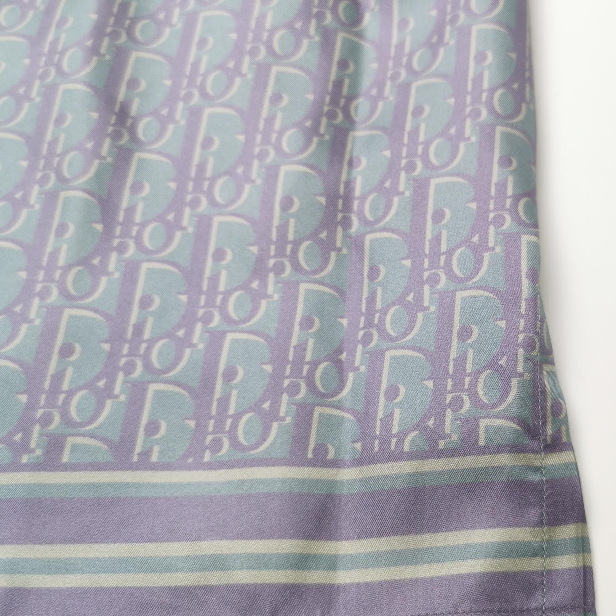 Dior Dior Oblique Silk Short Sleeve Shirt Size 38 Size US S / EU 44-46 / 1 - 3 Thumbnail