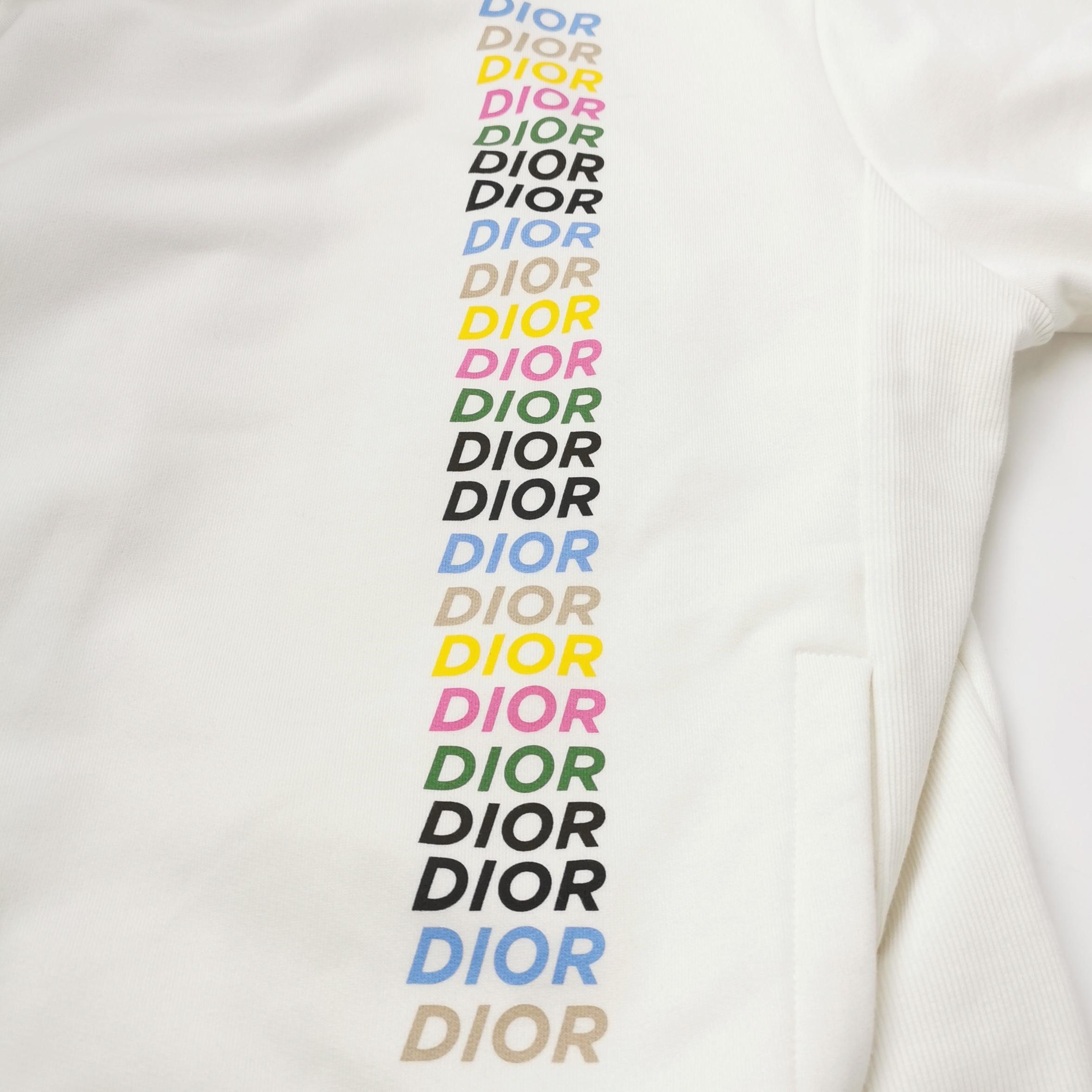Dior Dior Multi-Color Logo Hoodie Size M Size US M / EU 48-50 / 2 - 3 Thumbnail
